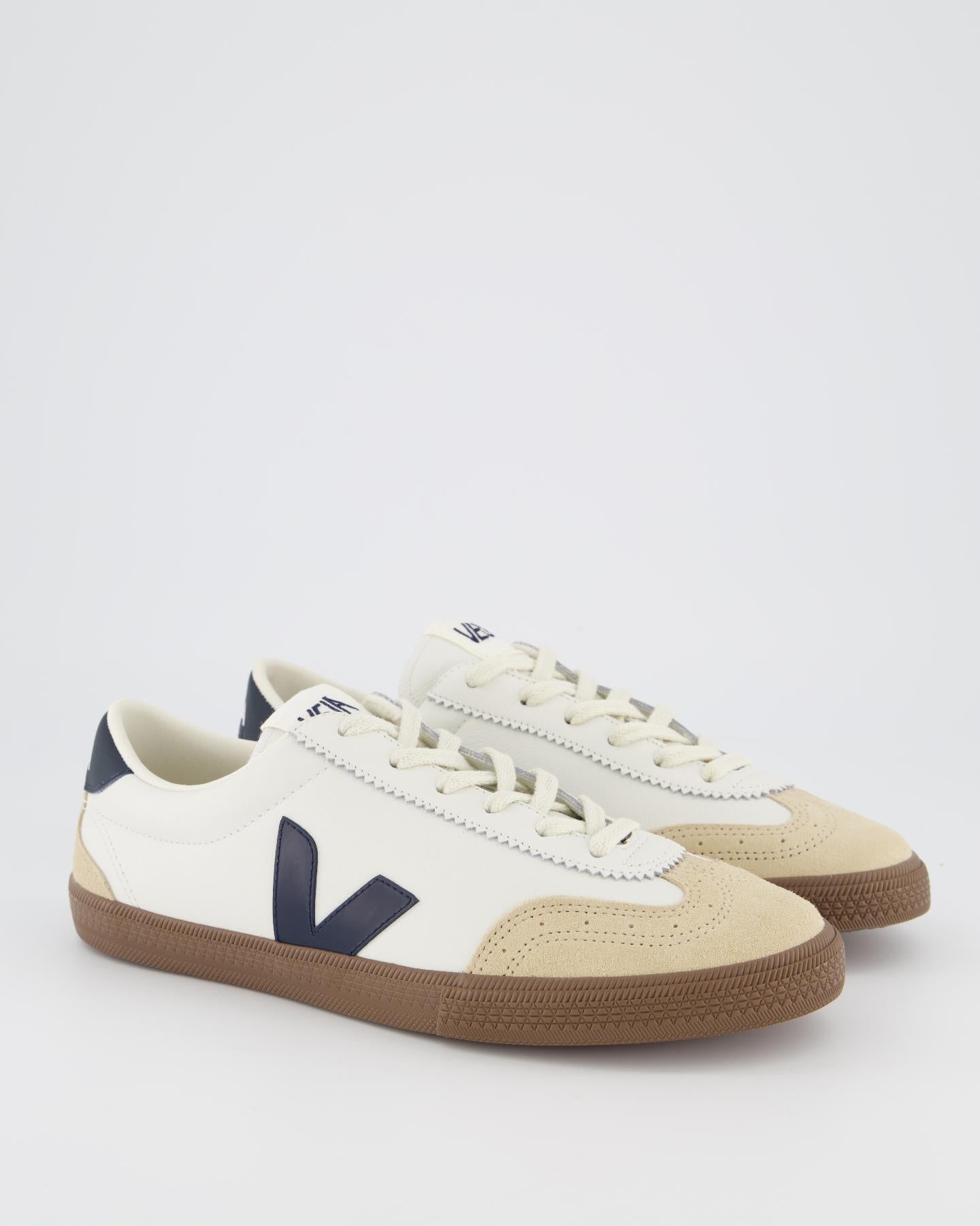 Heren Volley Sneaker Wit/Blauw