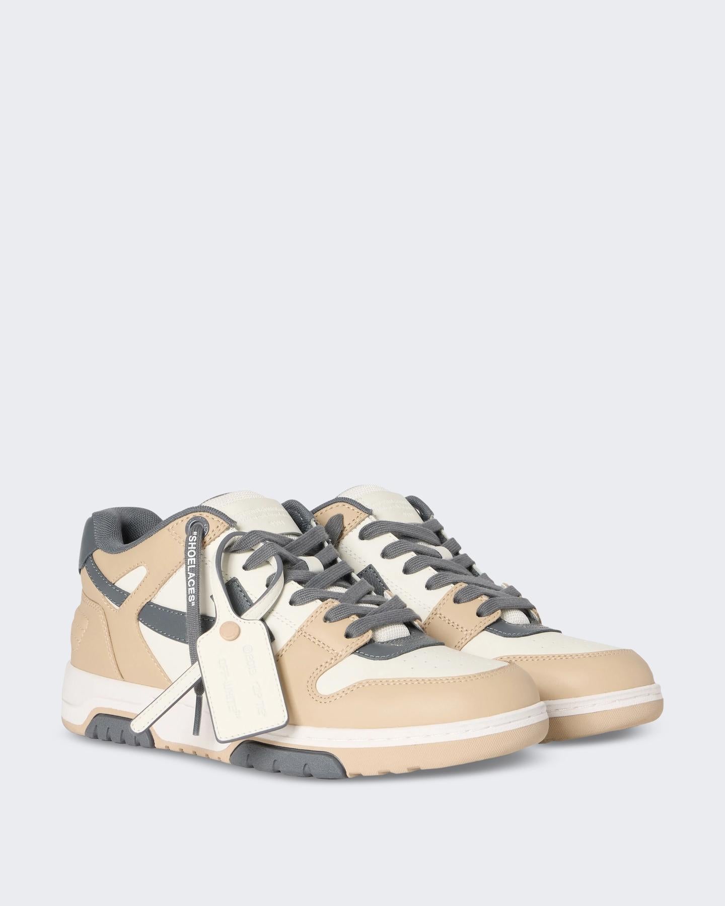 OFF WHITE Heren Out Of Office Sneaker Beige