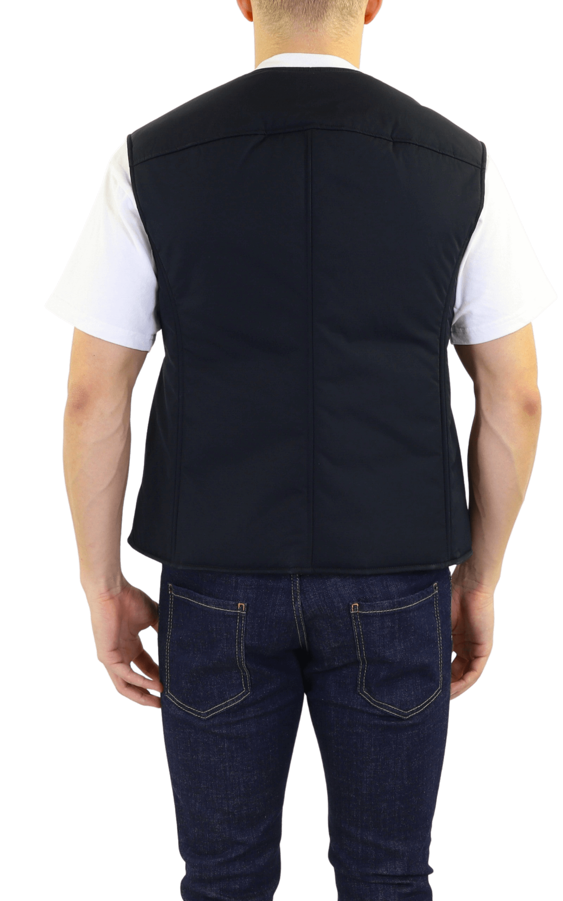 Heren Wave Tag Padded Vest