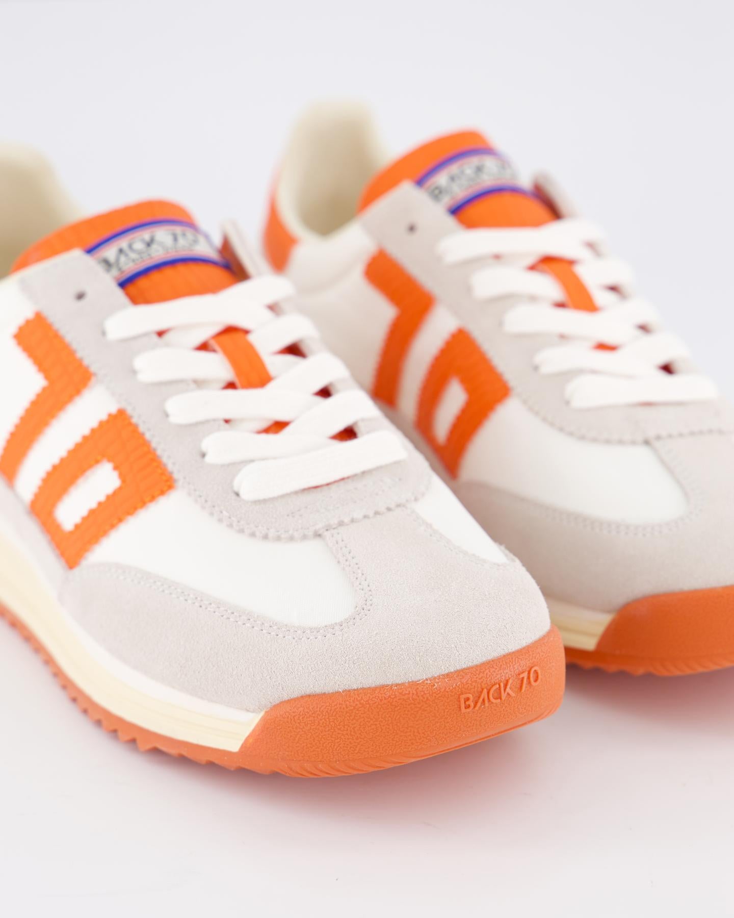 Dames Barkley Jogger 25 Wit/Oranje