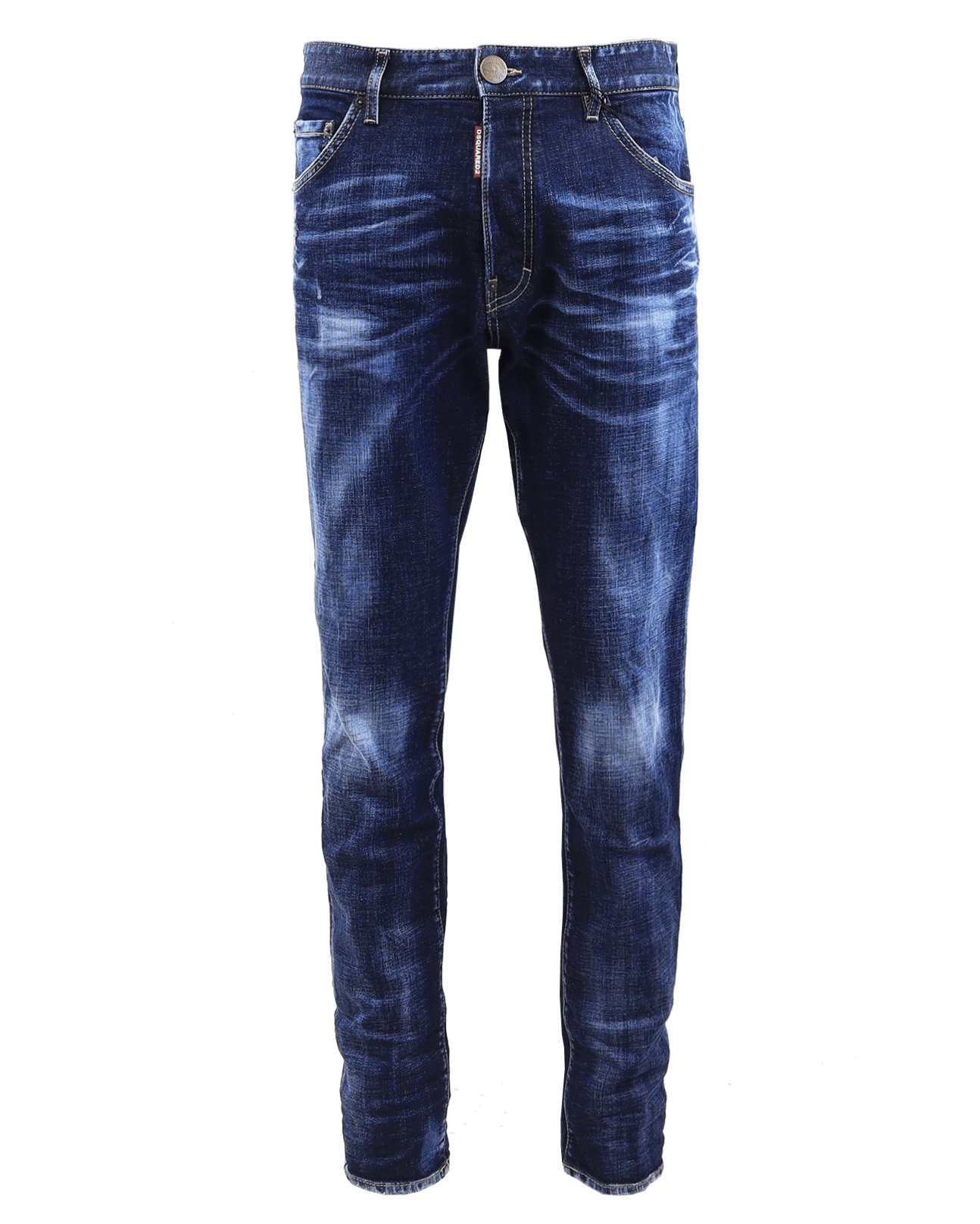 Heren Dark Clean Wash Cool Guy Blauw