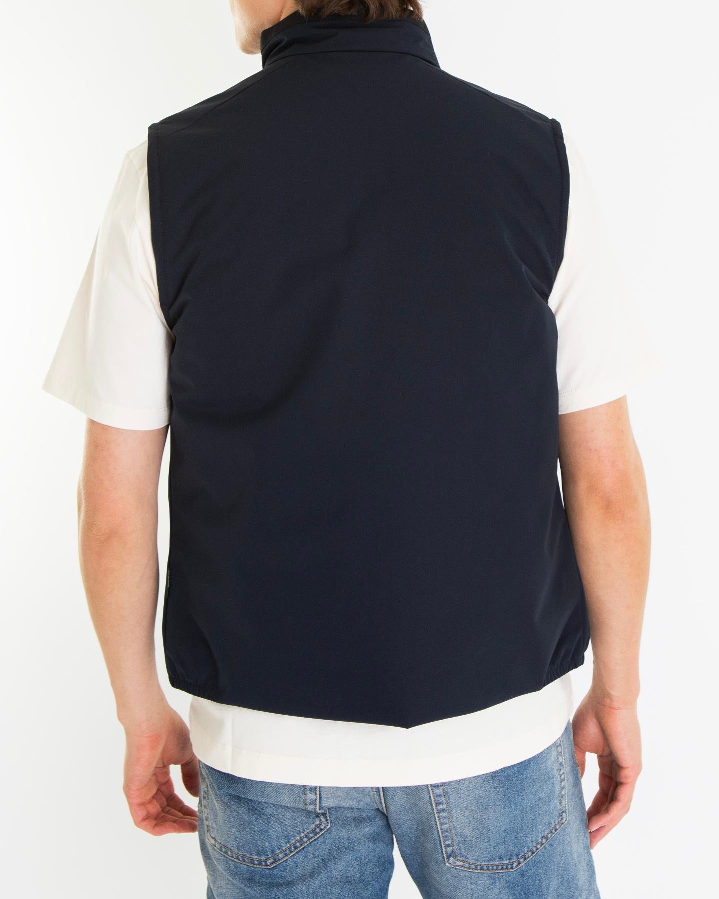 Heren Two Layers Sailing Vest Blauw