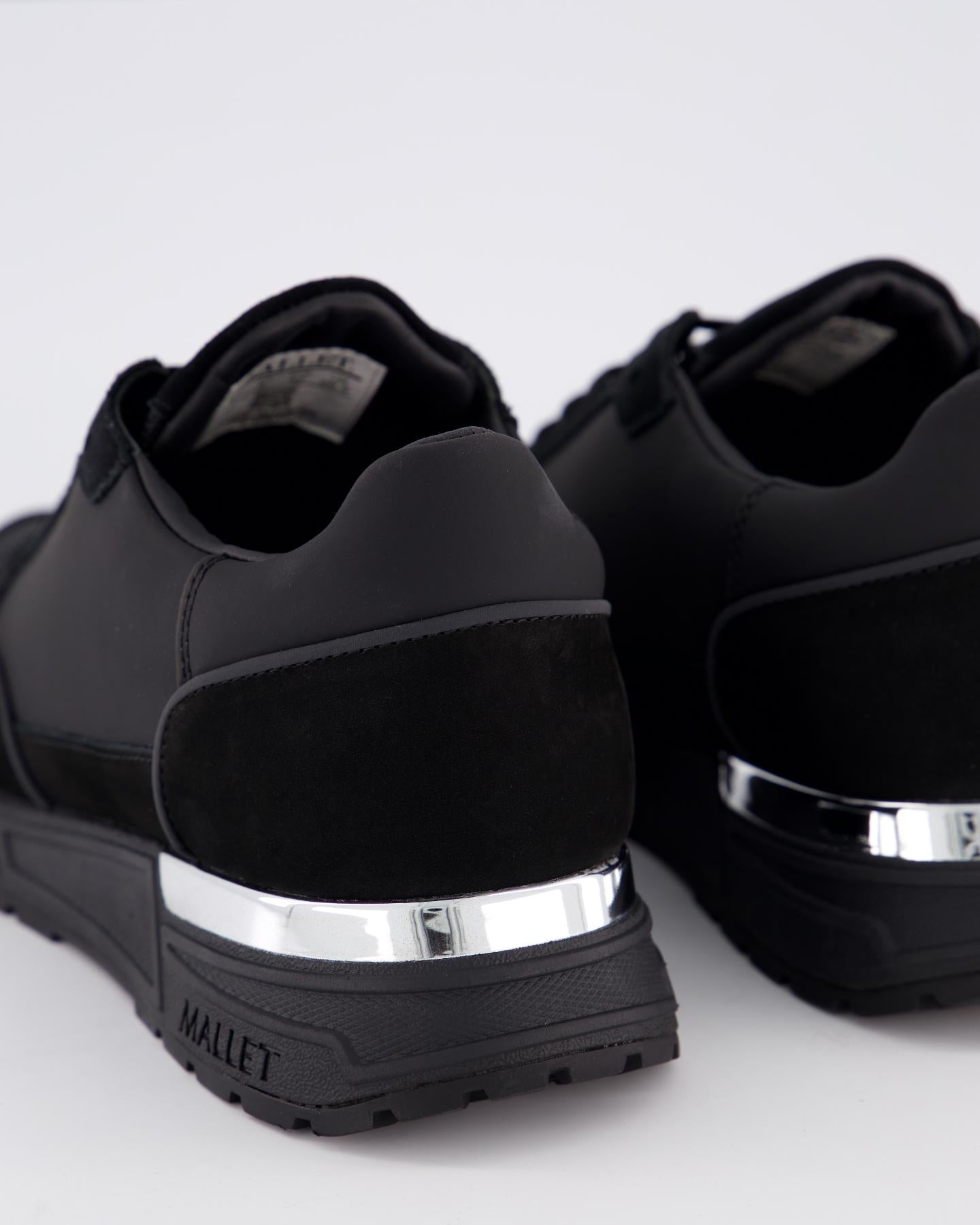 Mallet Footwear Heren Popham Lite Zwart leer - Eleganza.nl