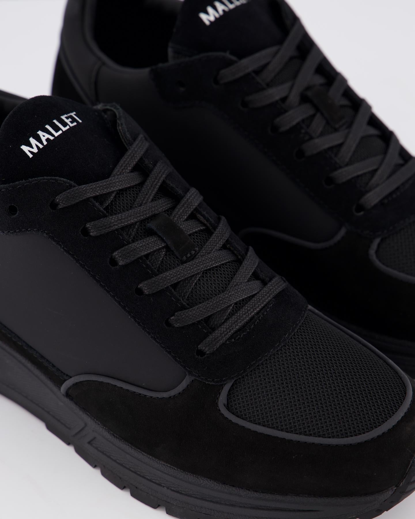 Mallet Footwear Heren Popham Lite Zwart leer - Eleganza.nl