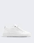 Herren Ledersneaker in strahlendem Weiß