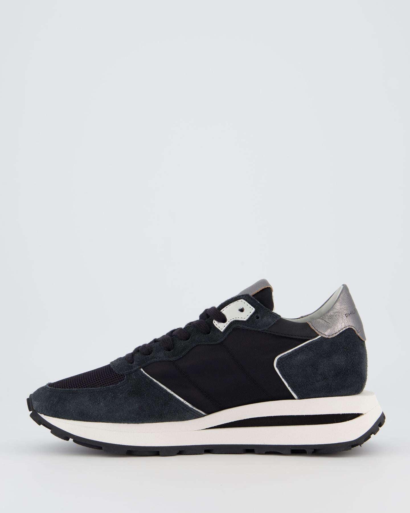 Dames Tropez Haute Sneaker Zwart