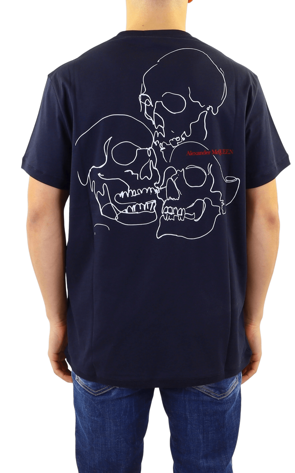 Heren Skull Ill T-shirt Blauw