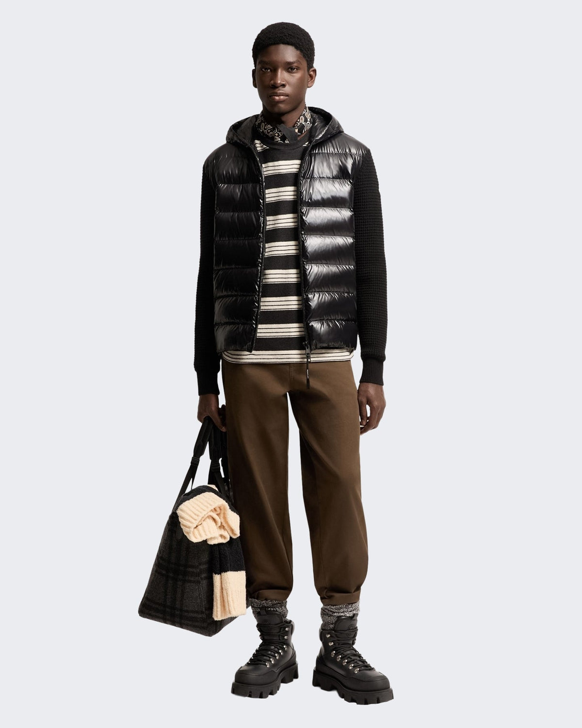 Moncler Heren Cardigan-L20919b00059 M4281-Black Zwart - Eleganza.nl