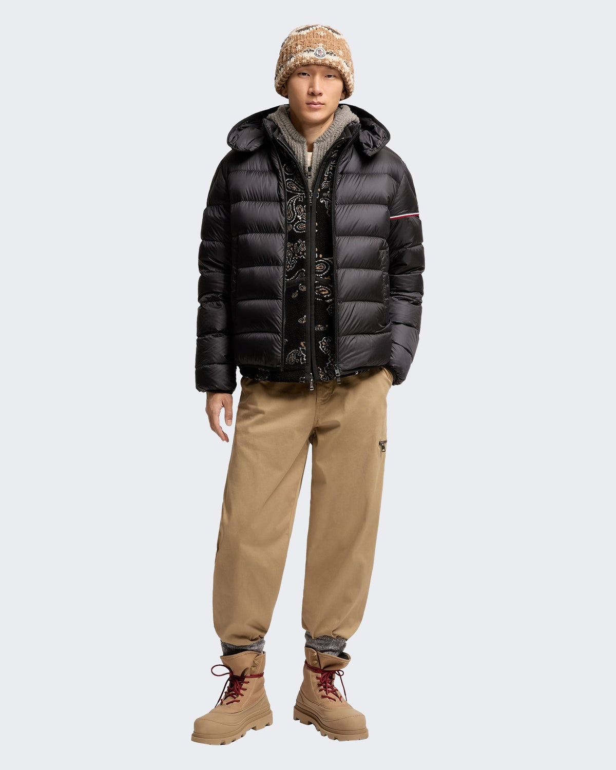 Moncler Heren Ravenlock gewatteerde Zwart - Eleganza.nl