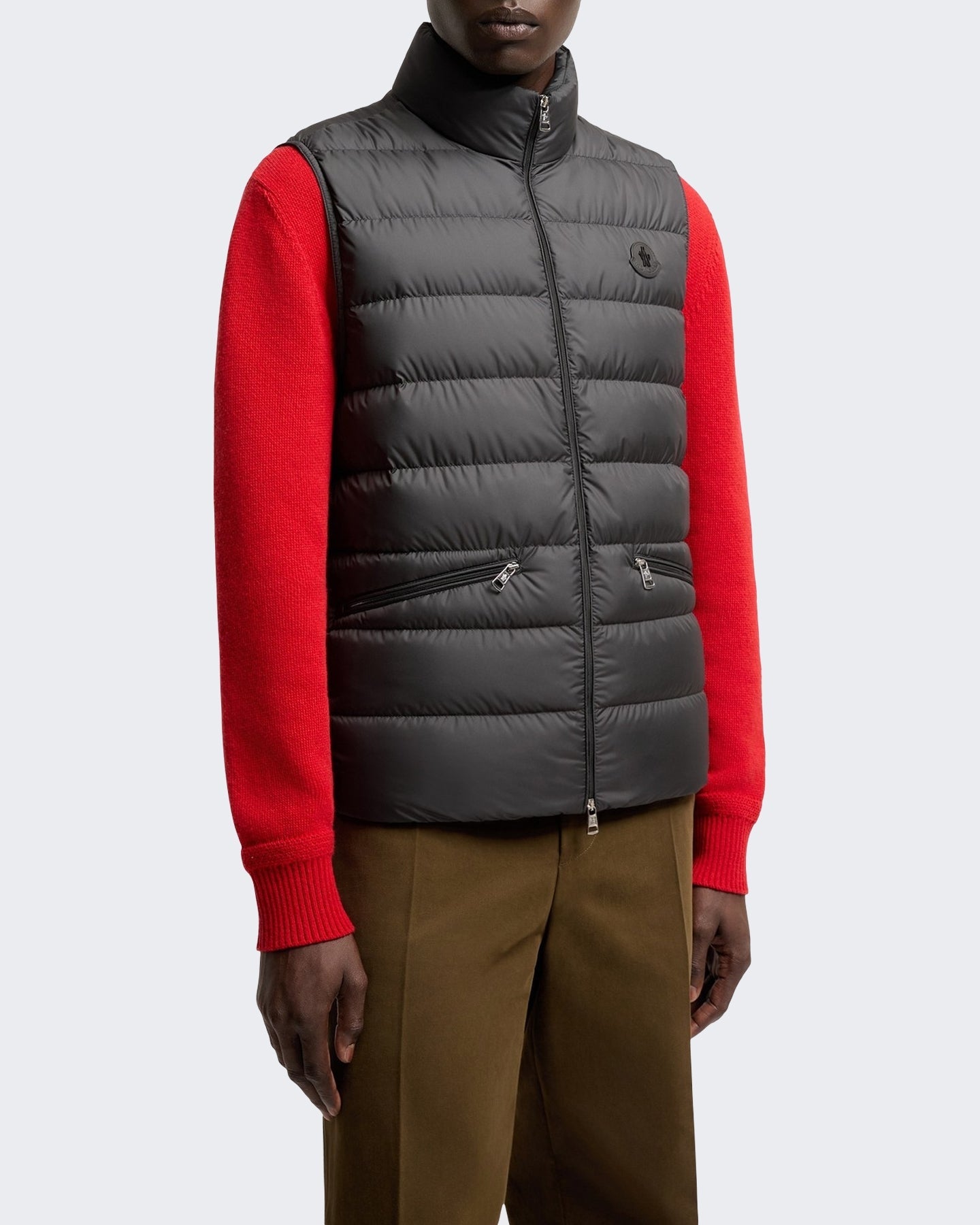 Moncler Heren Treompan gewatteerd vest Zwart - Eleganza.nl