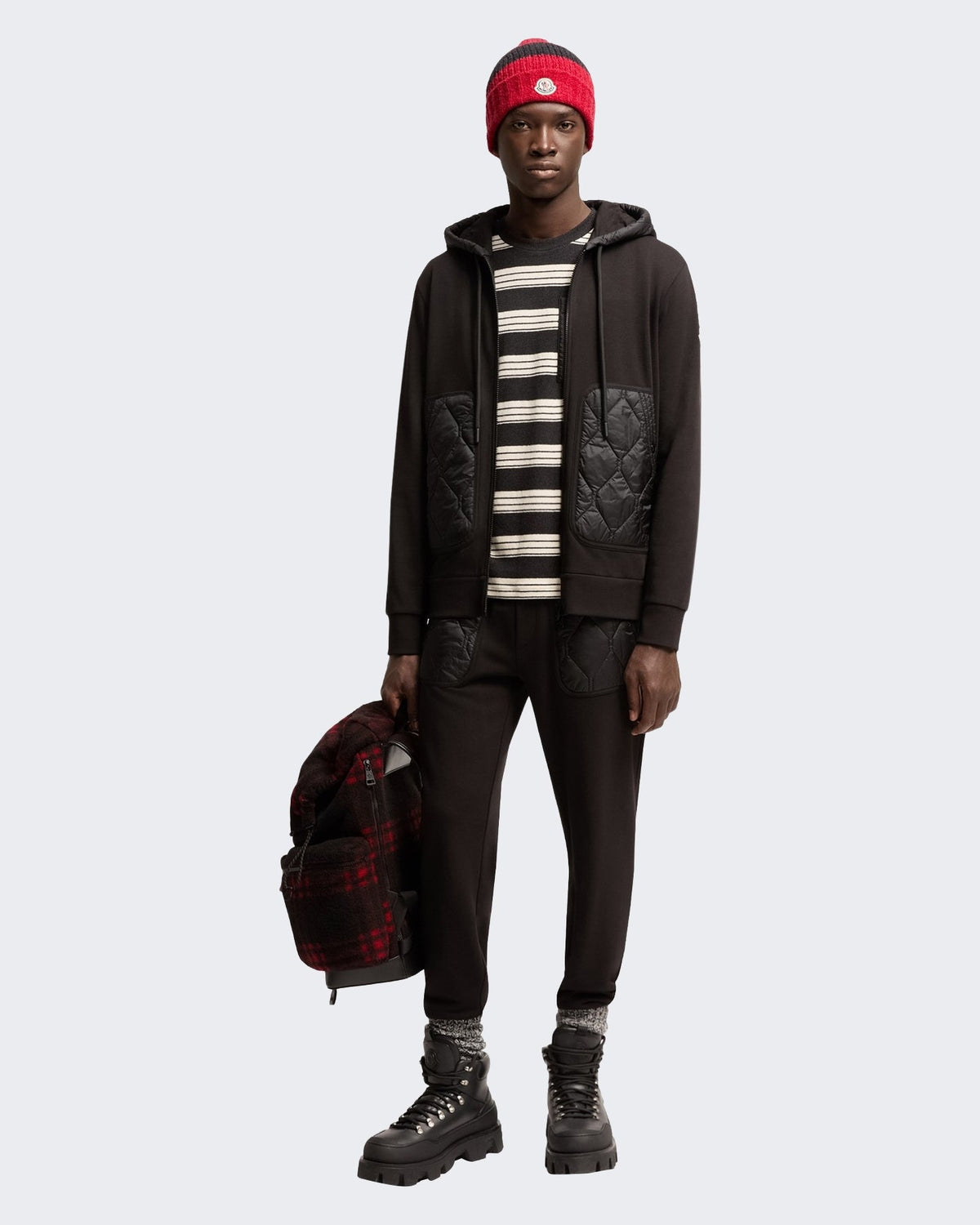 Moncler Heren Zip-up cardigan Zwart - Eleganza.nl