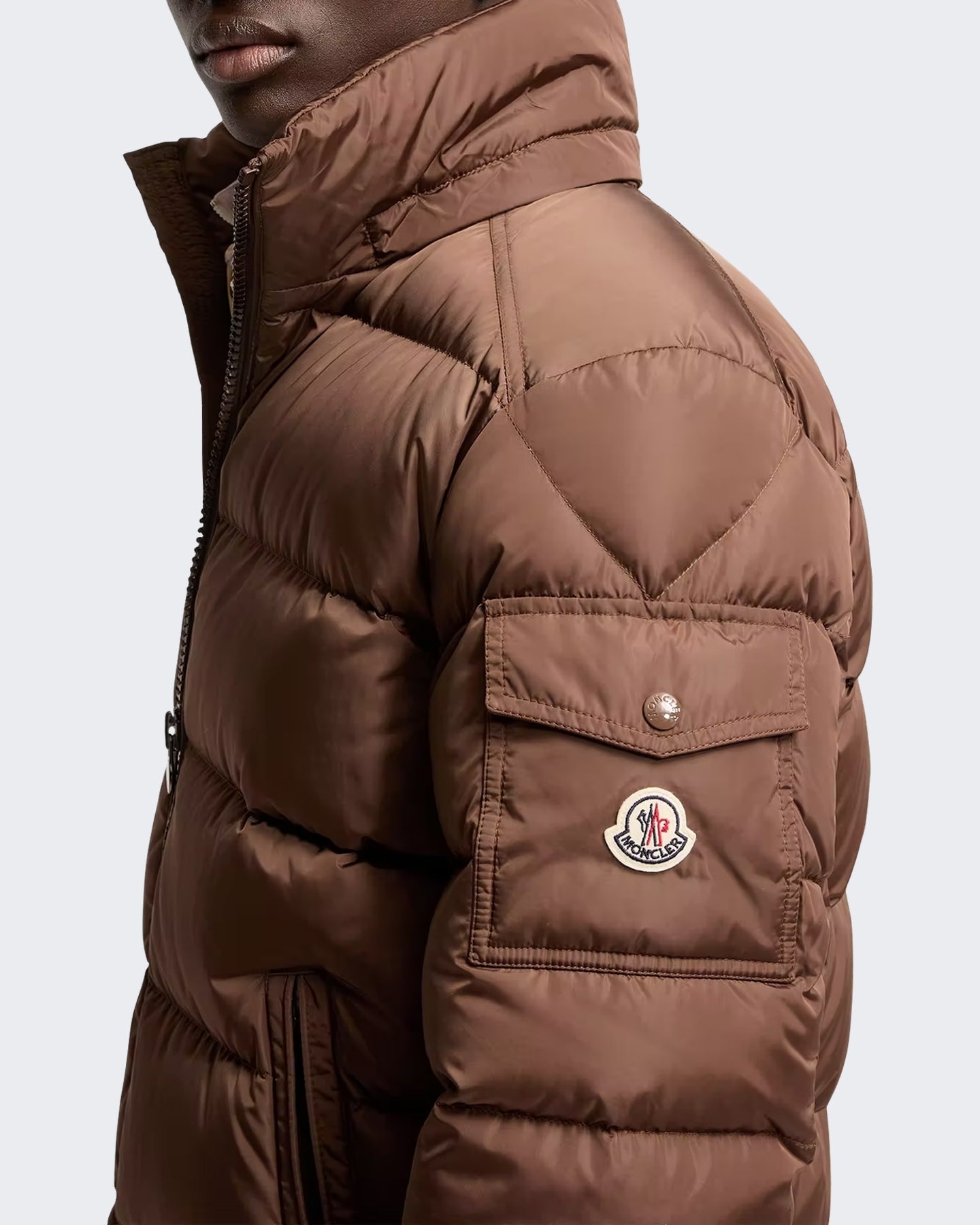 Moncler Moncler Heren Moncler_maya Jacket-L20911a53600 539zd-Brown Bruin - Eleganza.nl