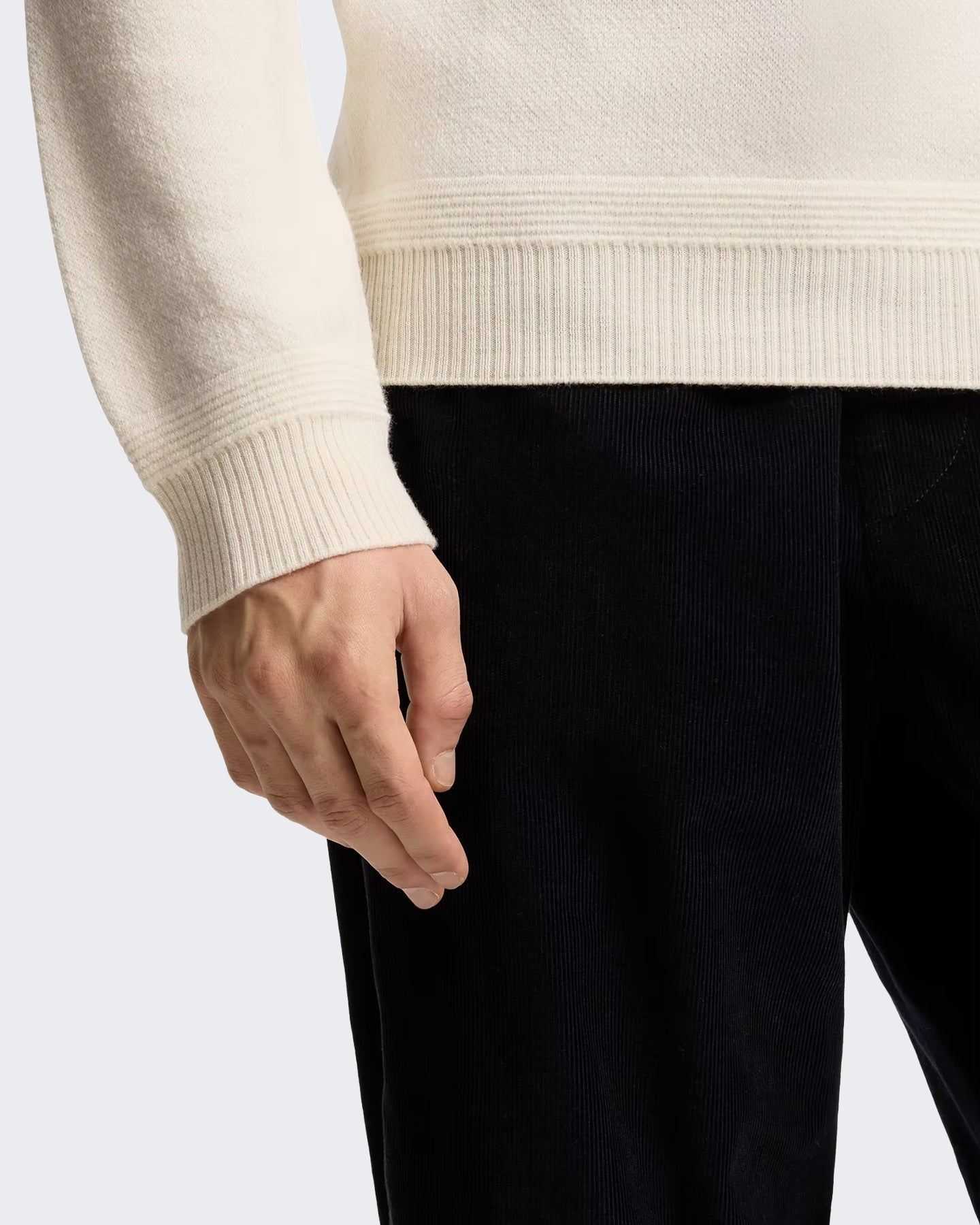 Moncler Moncler Heren Sweater met ronde hals Naturel - Eleganza.nl