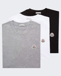 Moncler Heren T-shirt 3-pack met korte mouwen Multicolor — huidige kleur