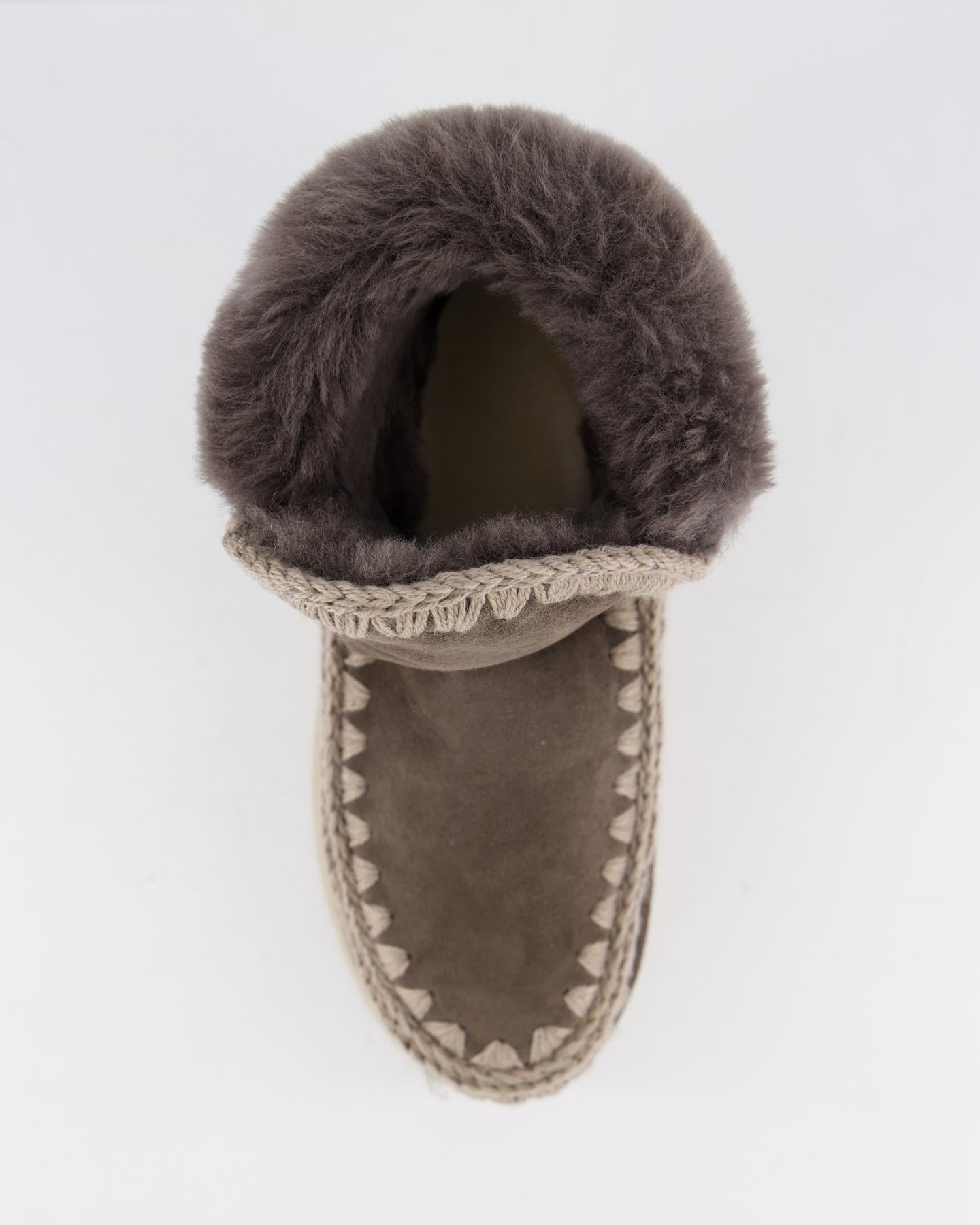 Mou Dames Bounce Welt Boot Furry Collar - Eleganza.nl