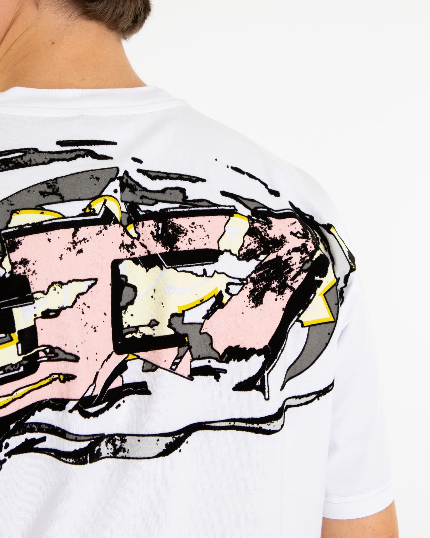 Heren T-Boxt-T24 T-Shirt Wit