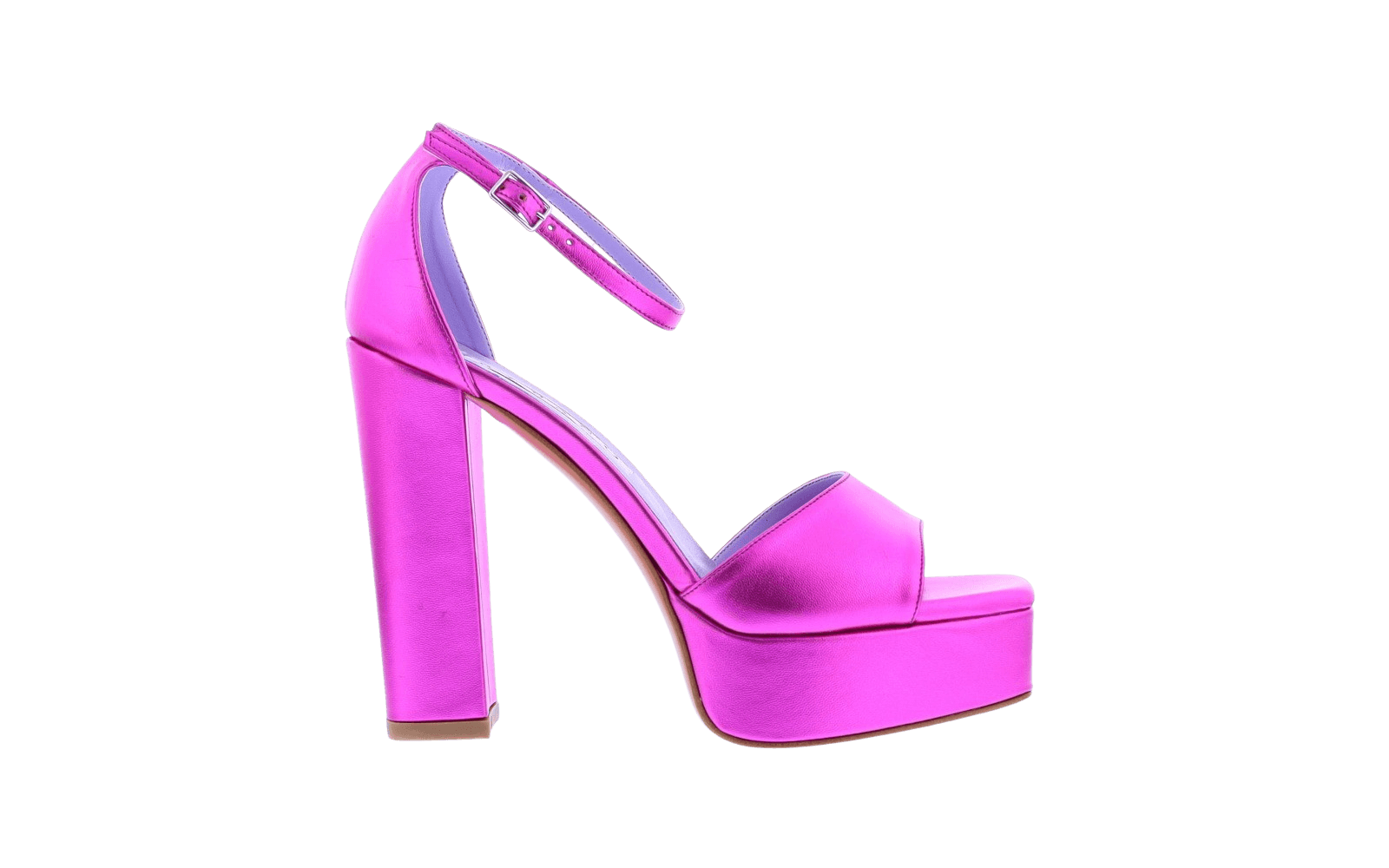 Dames Sandalo Metallic Fuxia