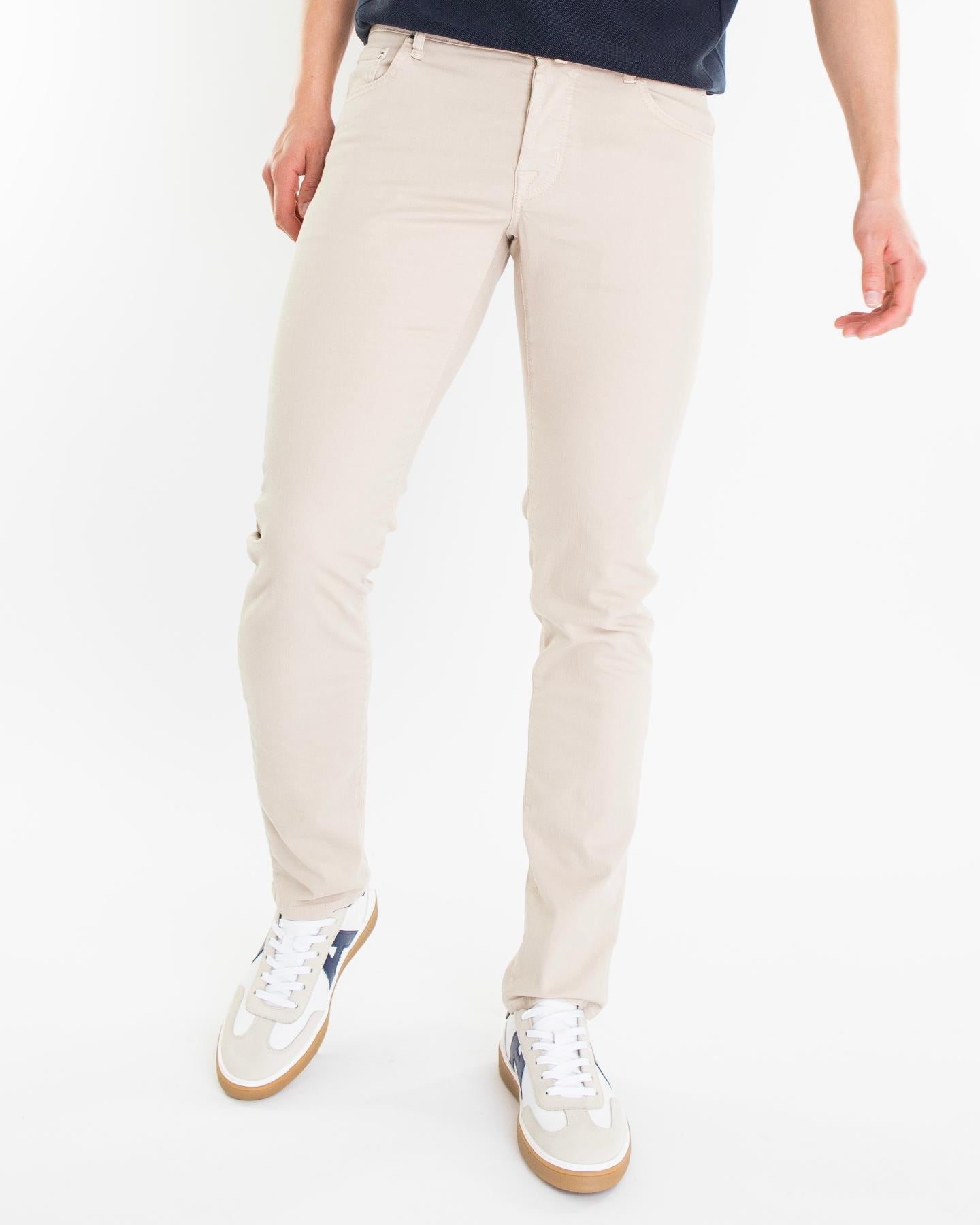 Heren Super Slim Fit Nick Beige
