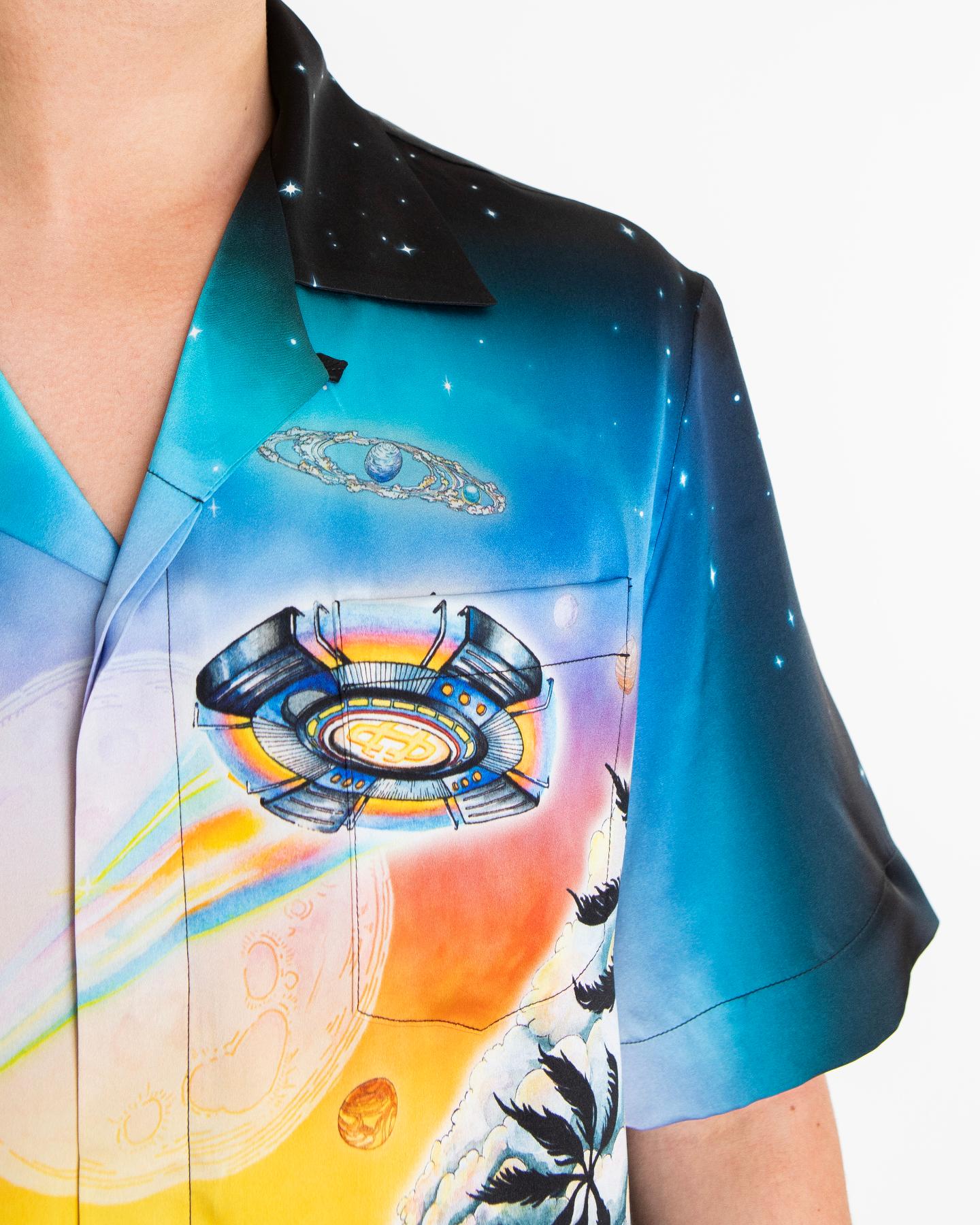 Heren La Prémonition Zijde Shirt