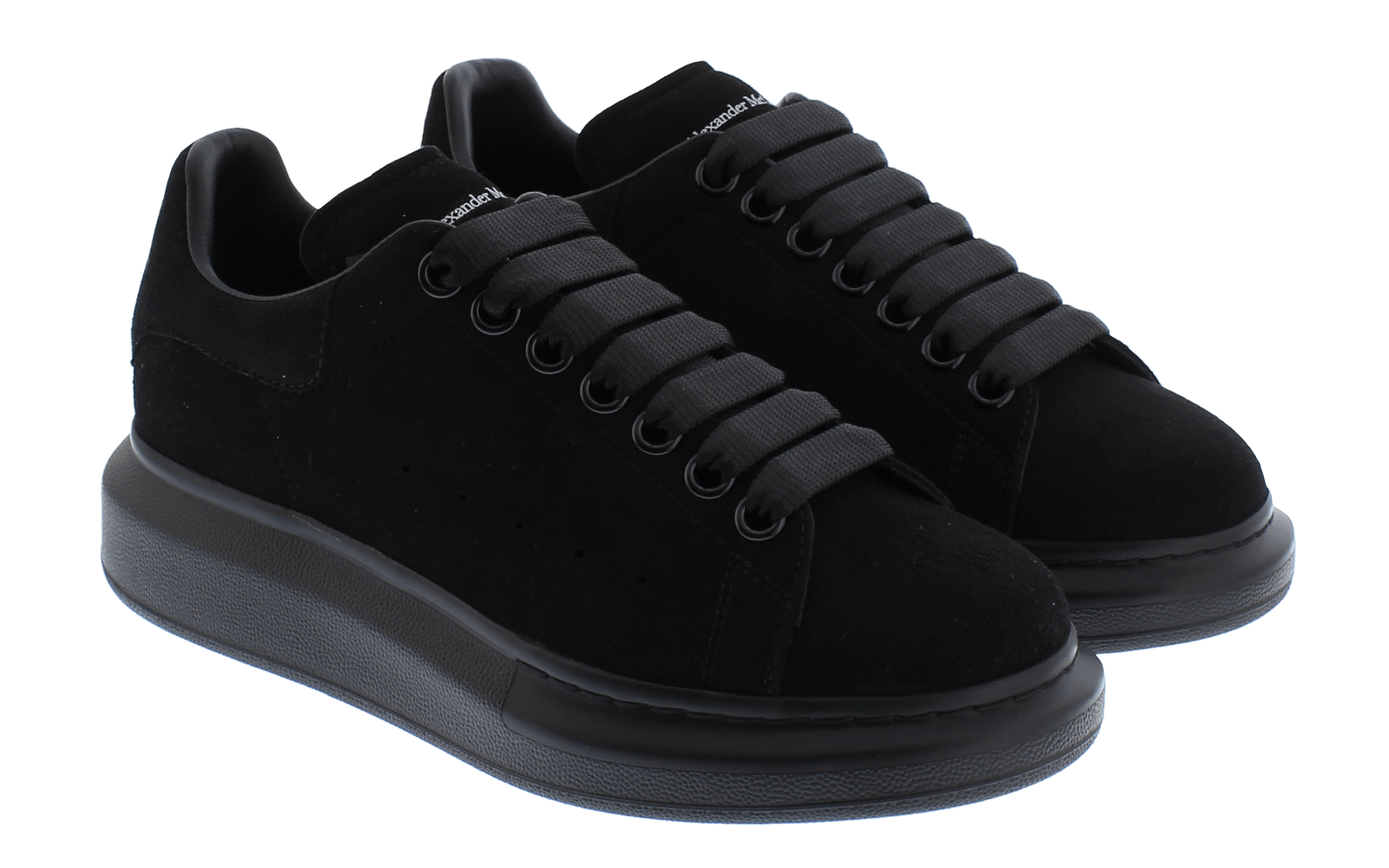 Dames Oversized Sneaker Daim zwart