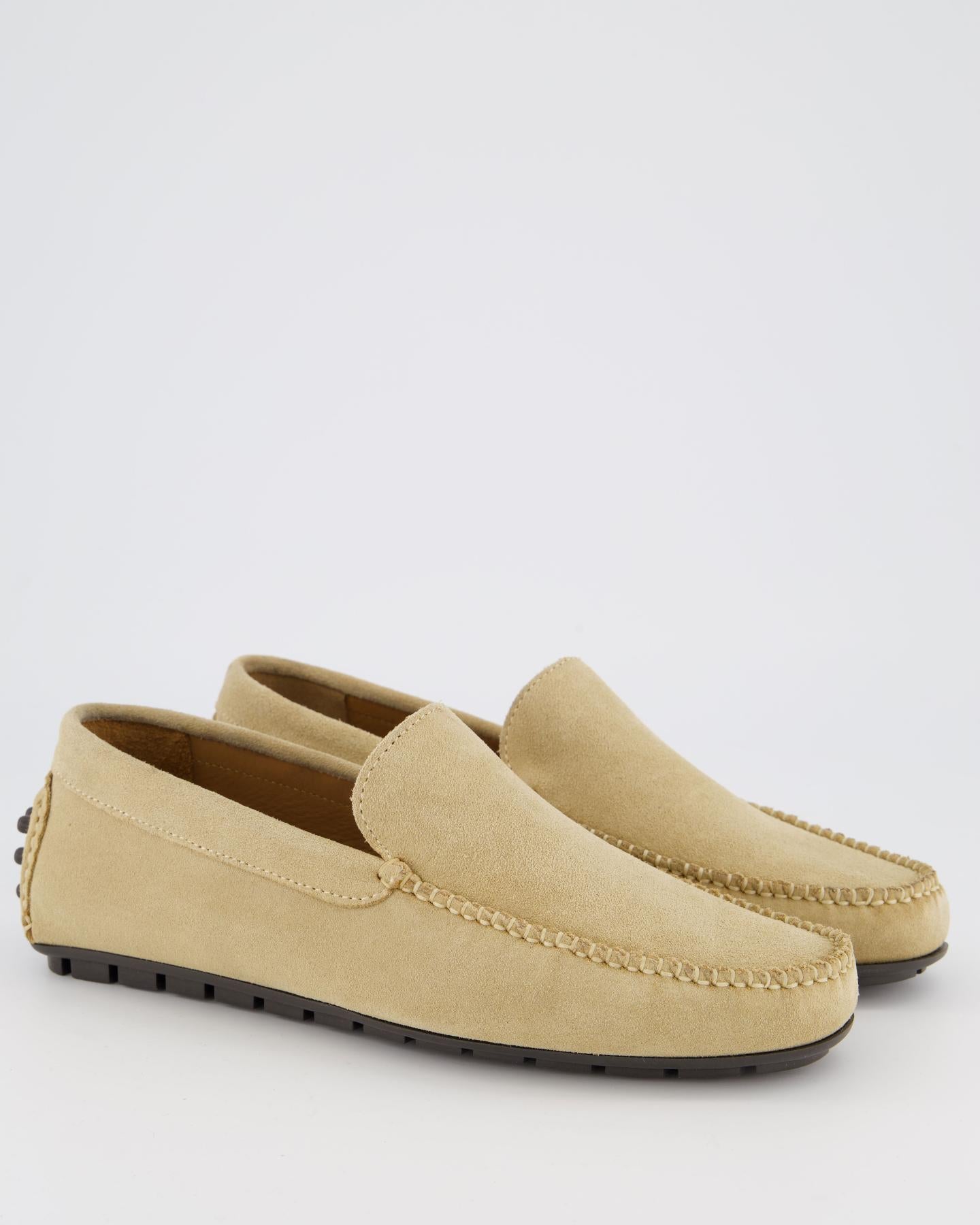 Heren Driver Loafer Beige