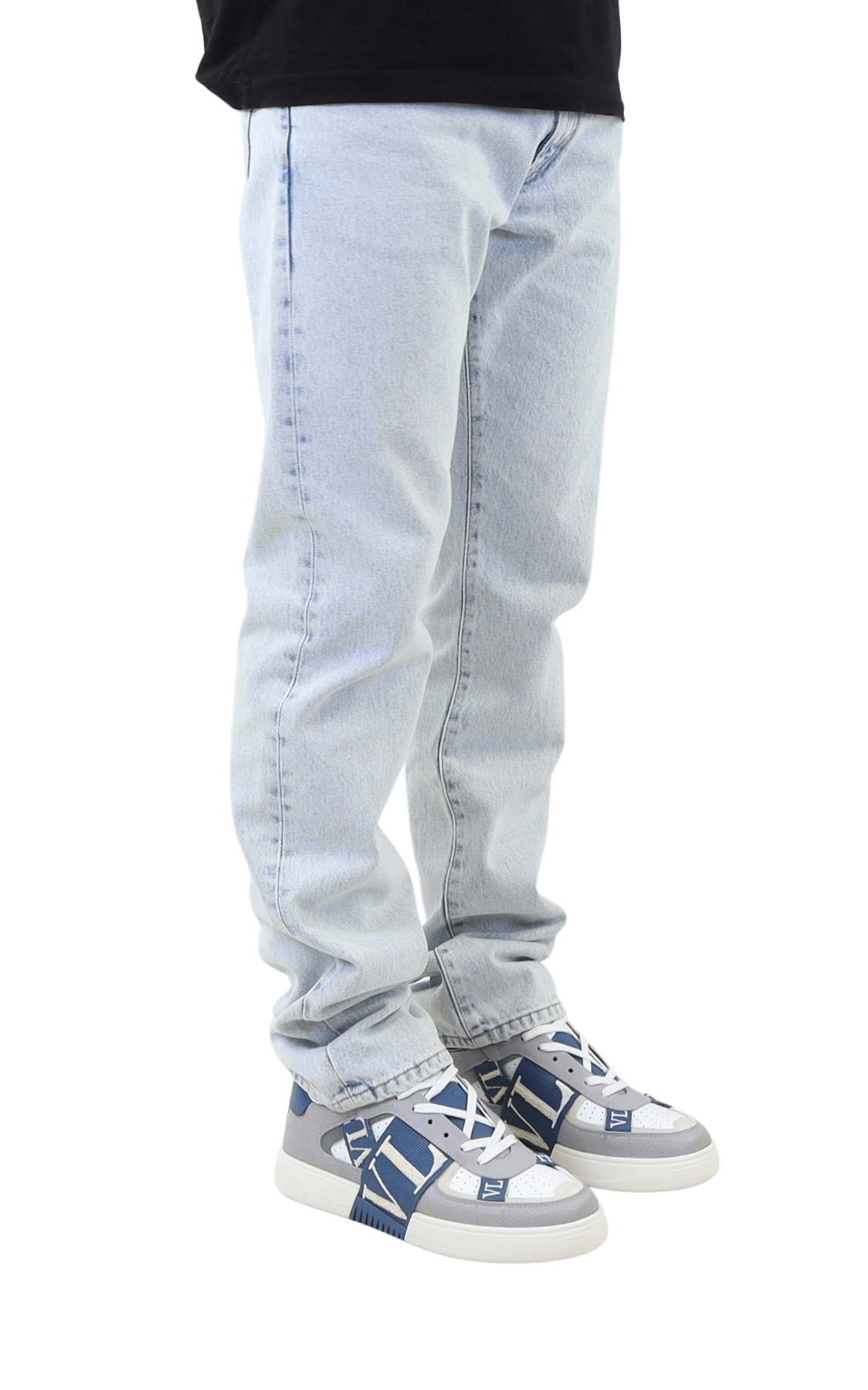 Heren Single Arrow Slim Jeans Bleach