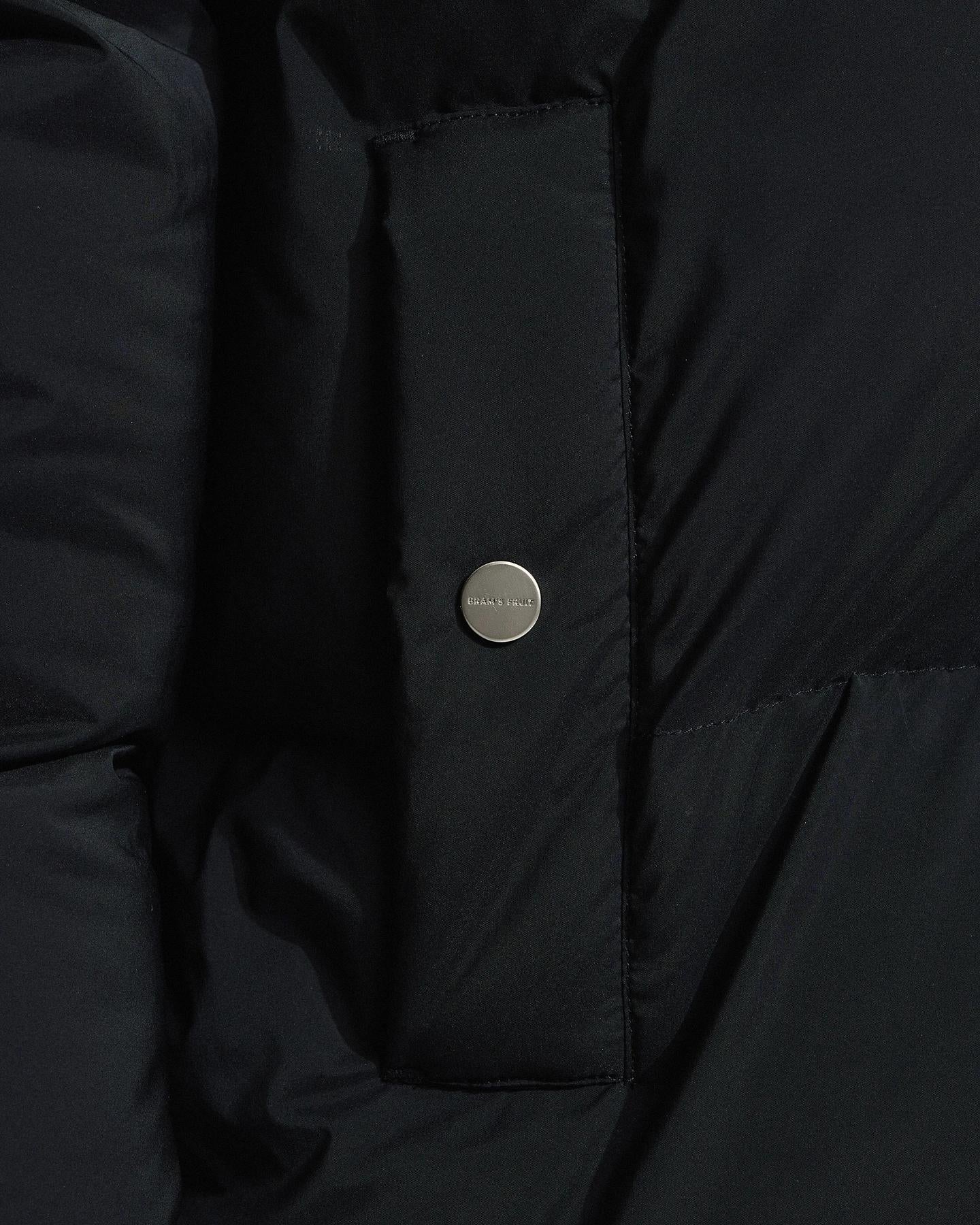 Heren Hooded Puffer Jacket Zwart