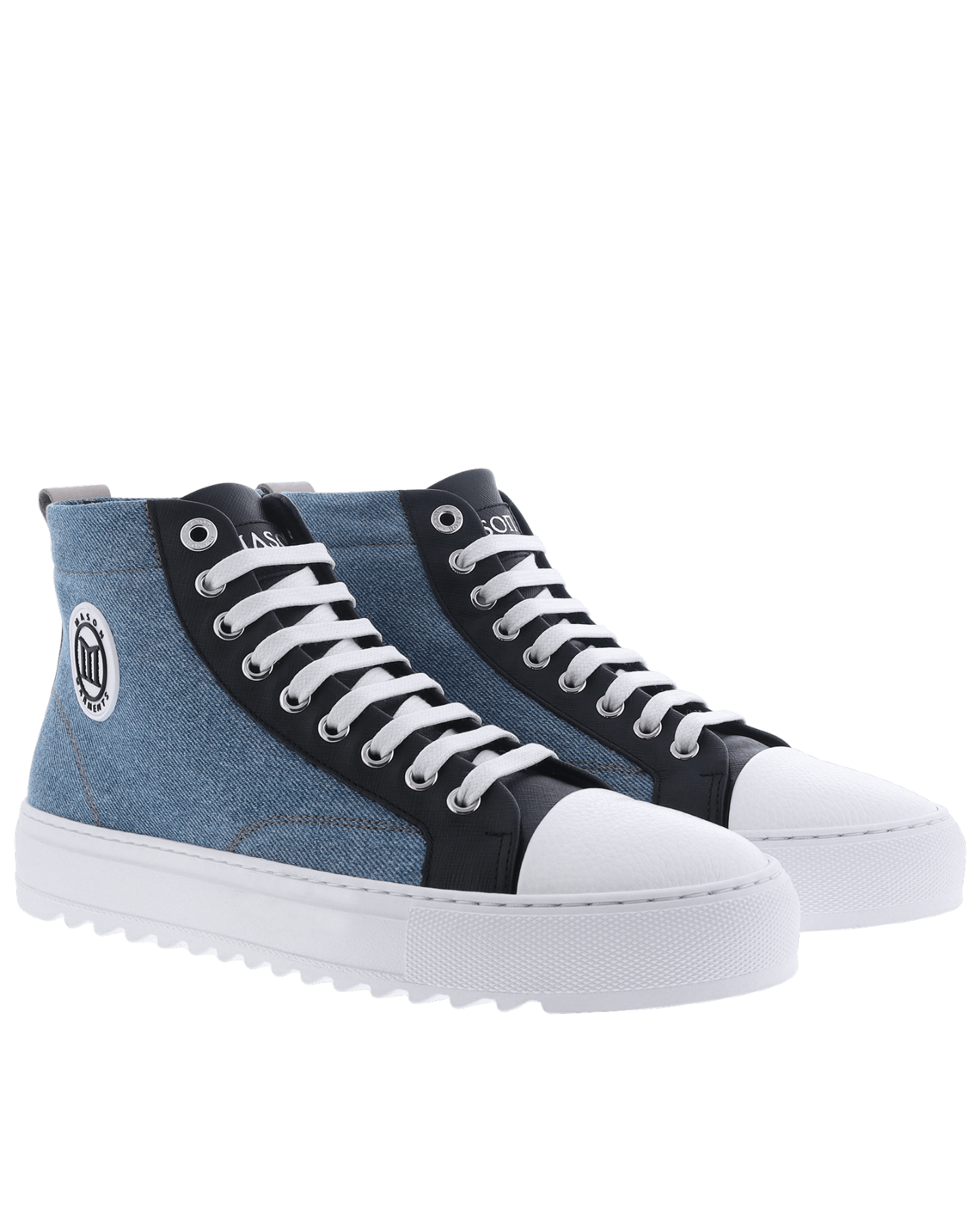 Heren Astro Hightop Sneaker Blauw