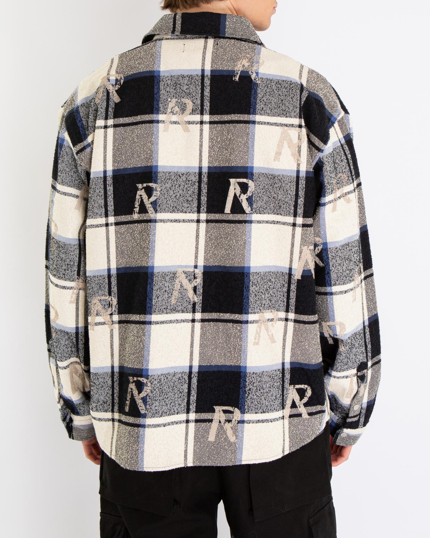 Heren All Over Initial Flannel Shirt