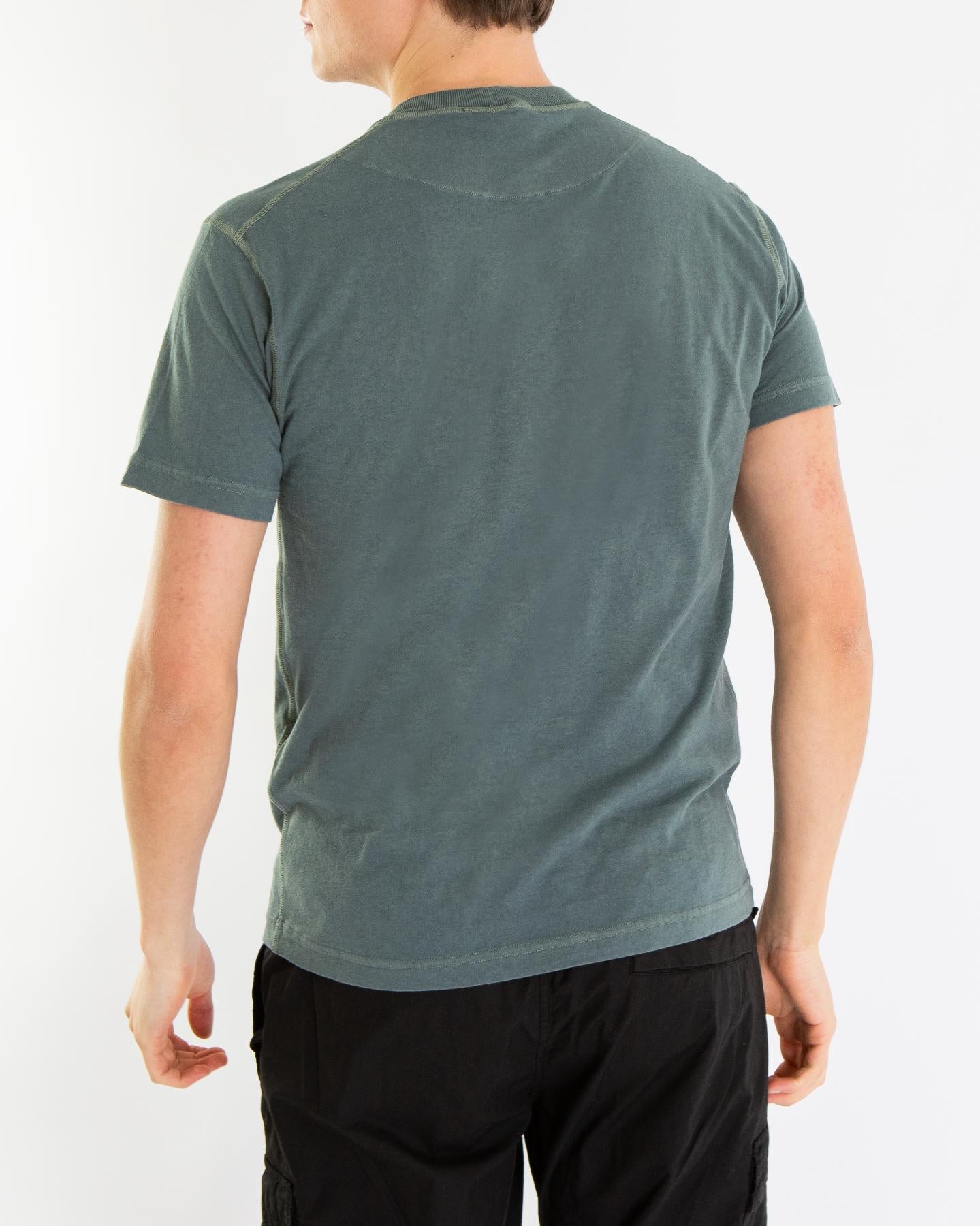Heren Compasspatch T-Shirt Groen