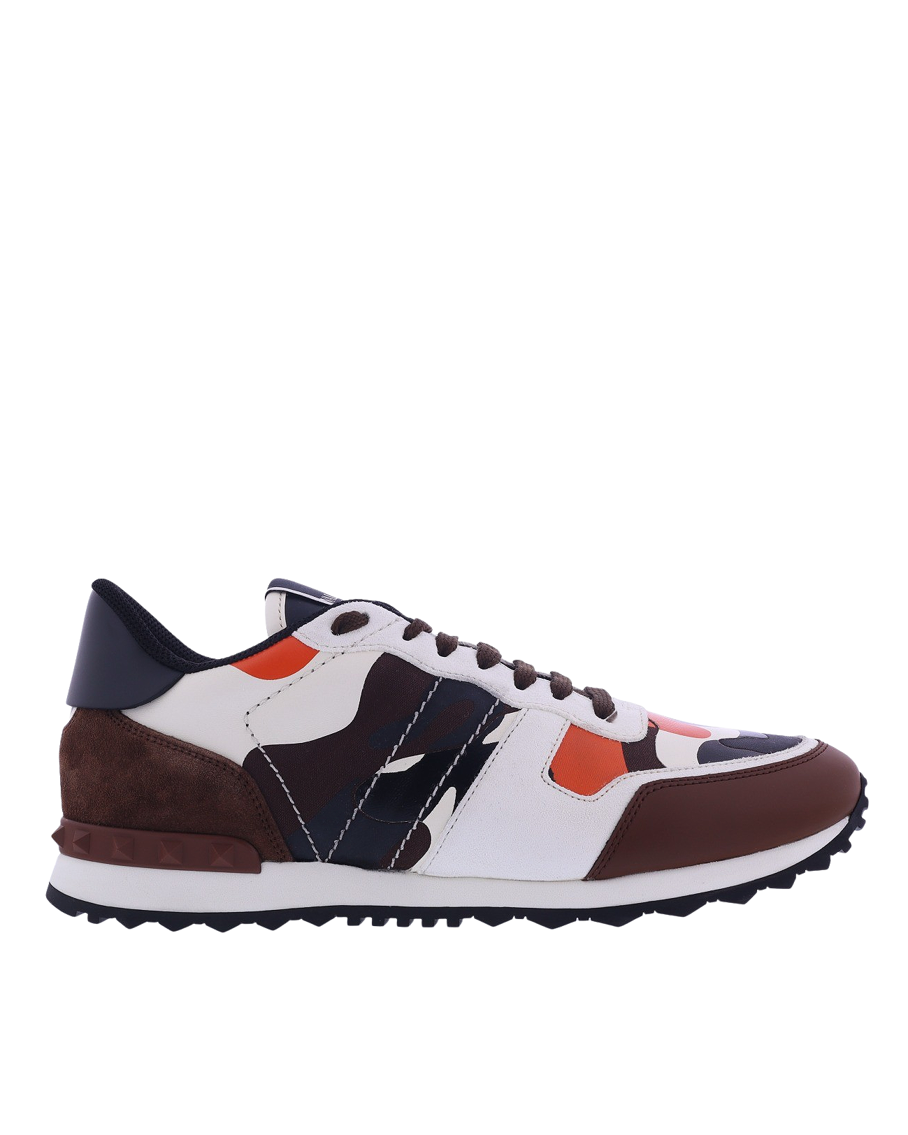 Heren RockRunner Sneaker Bruin/Wit