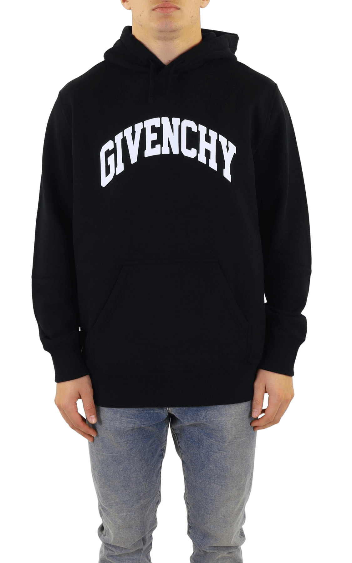 Heren Classic Fit Hoodie Zwart
