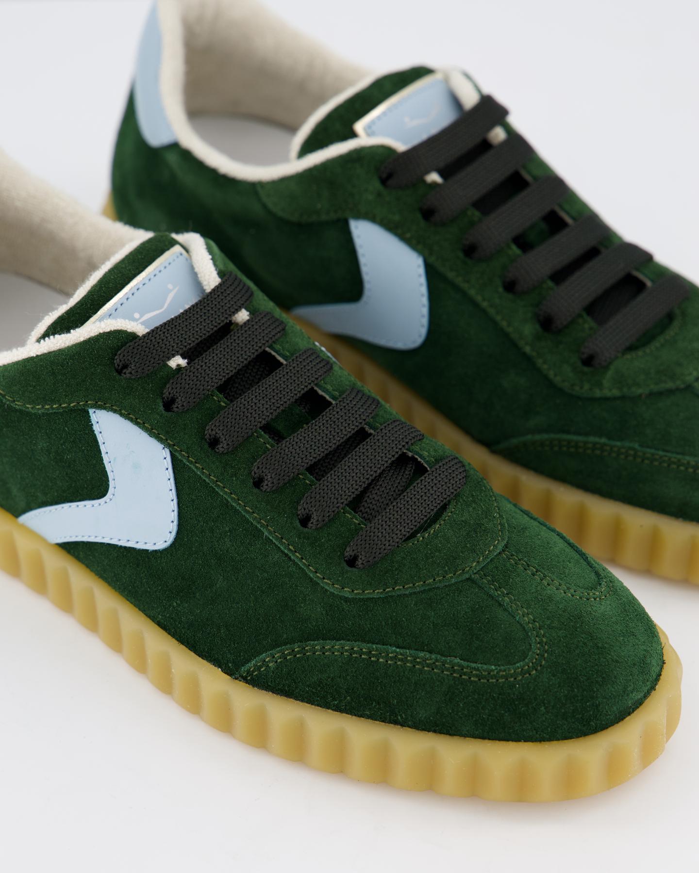 Dames Ines Suede Sneaker Groen