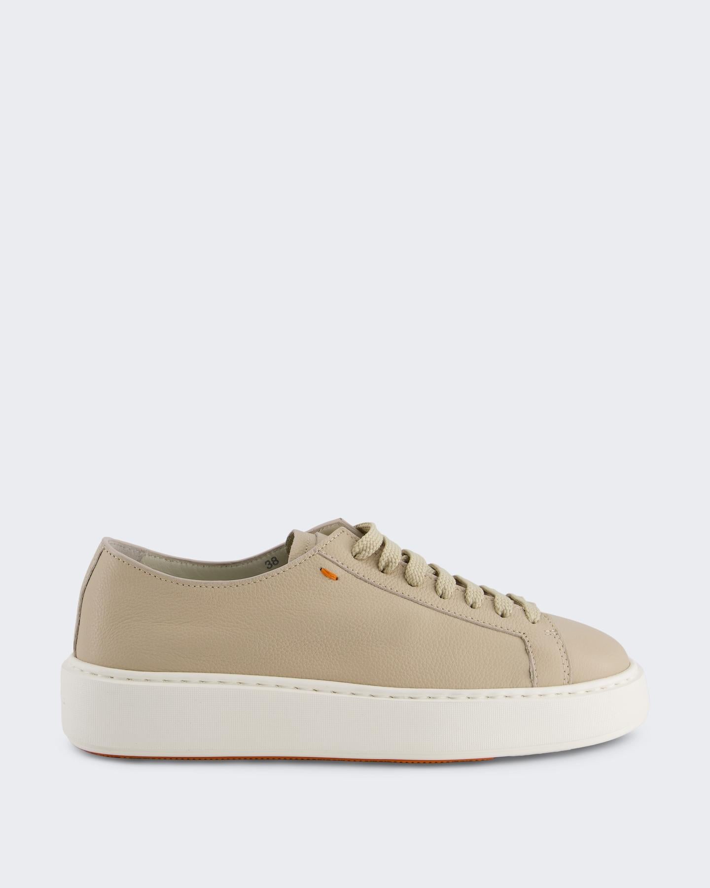 Santoni Dames Clean Sneaker Wit