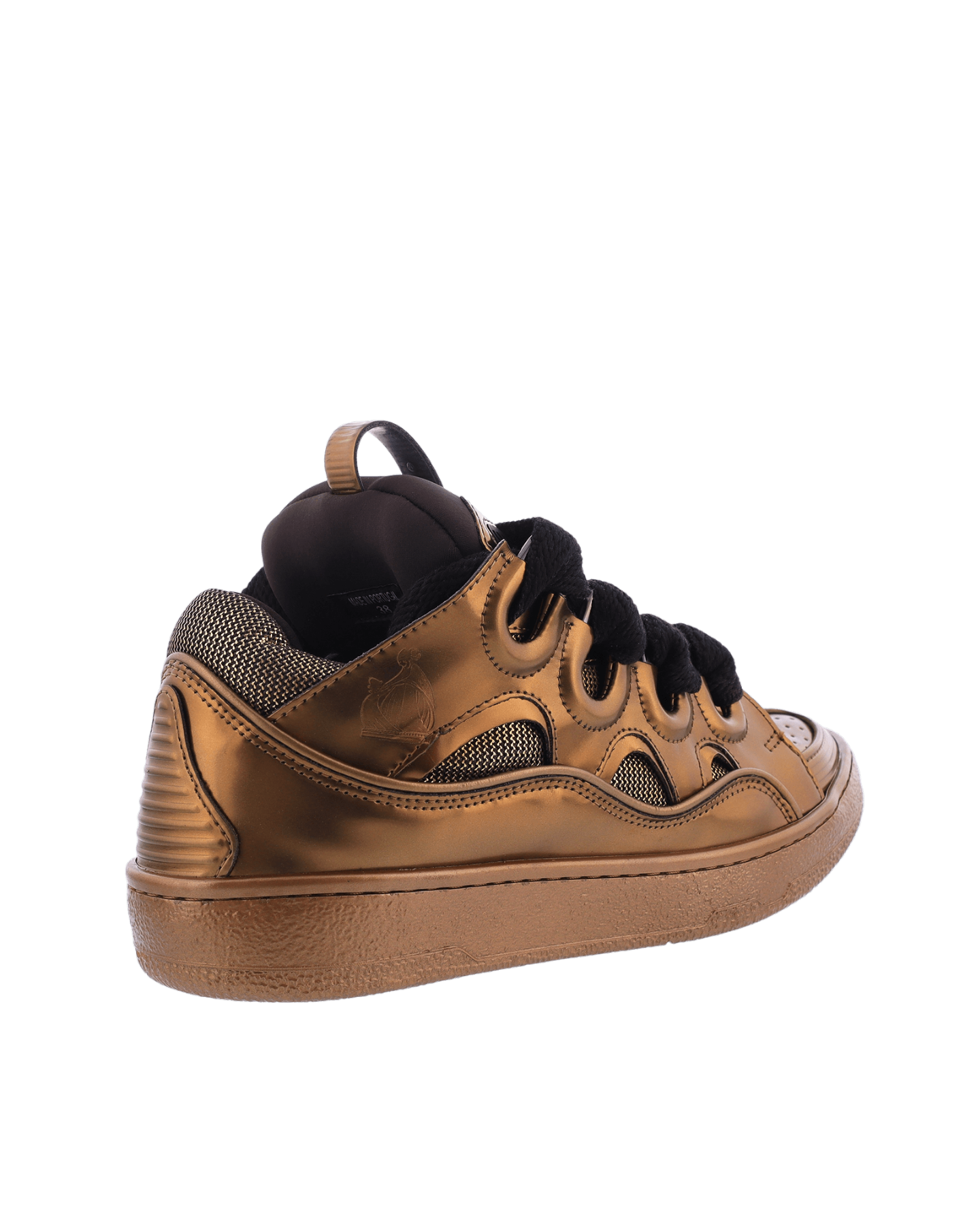 Dames Curb Sneaker Bronze Metallic