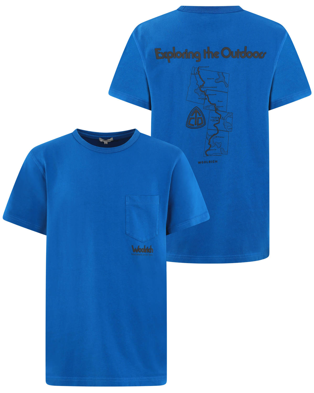 Heren Trail T-Shirt Blauw