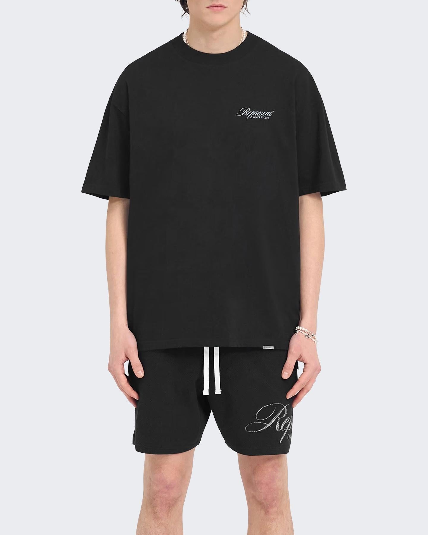 Heren Owners Script T-Shirt Blauw