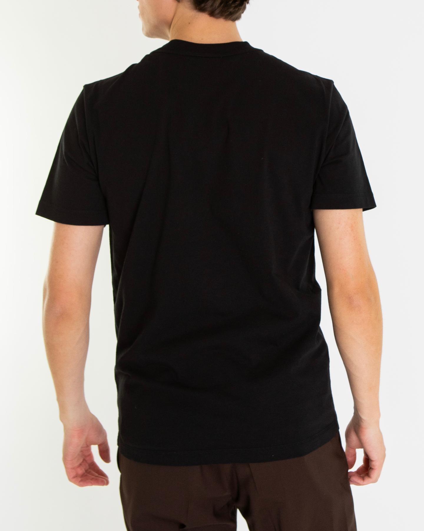 Heren Logopatch T-Shirt Zwart