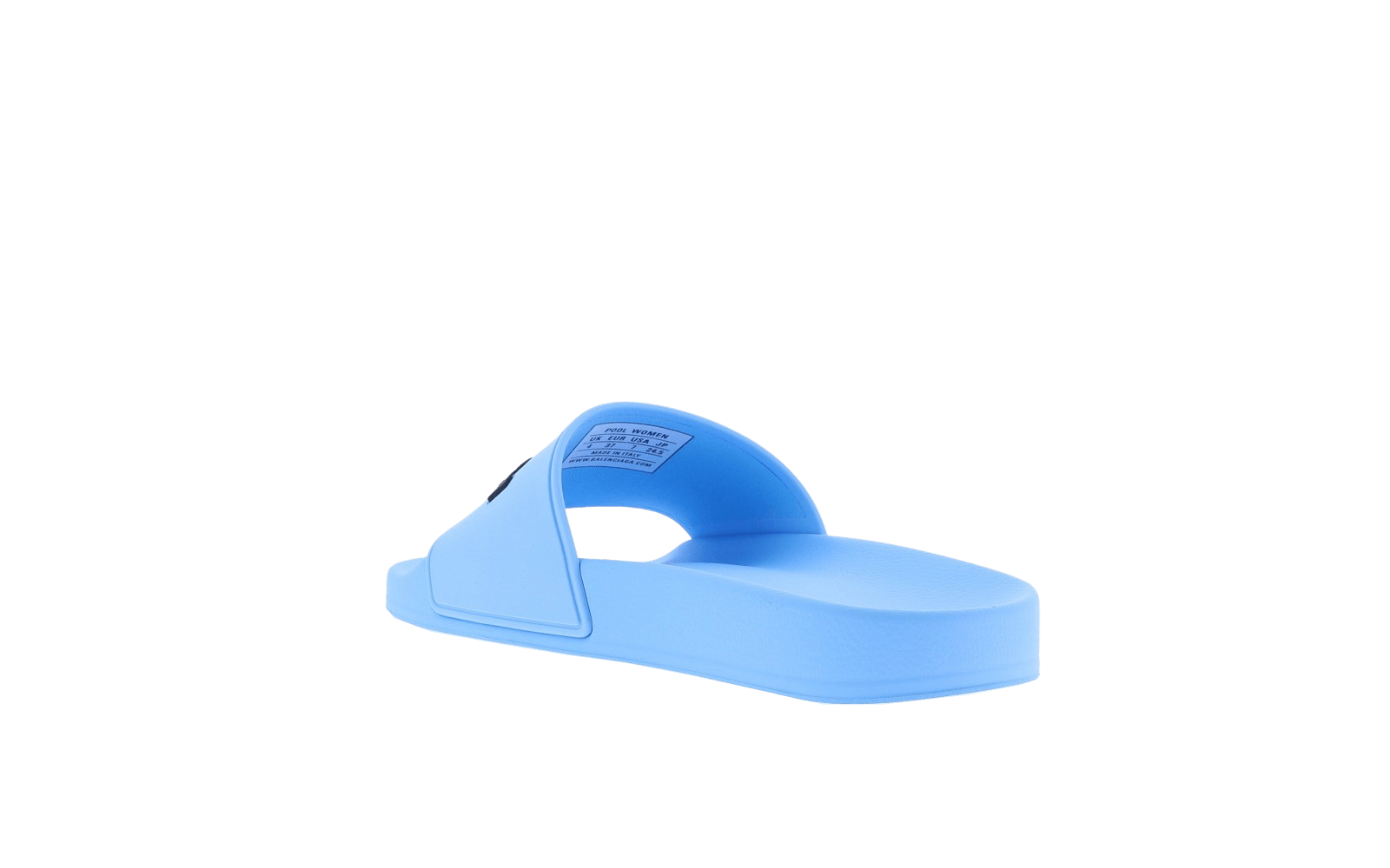 Dames Pool Slide Logo Blauw