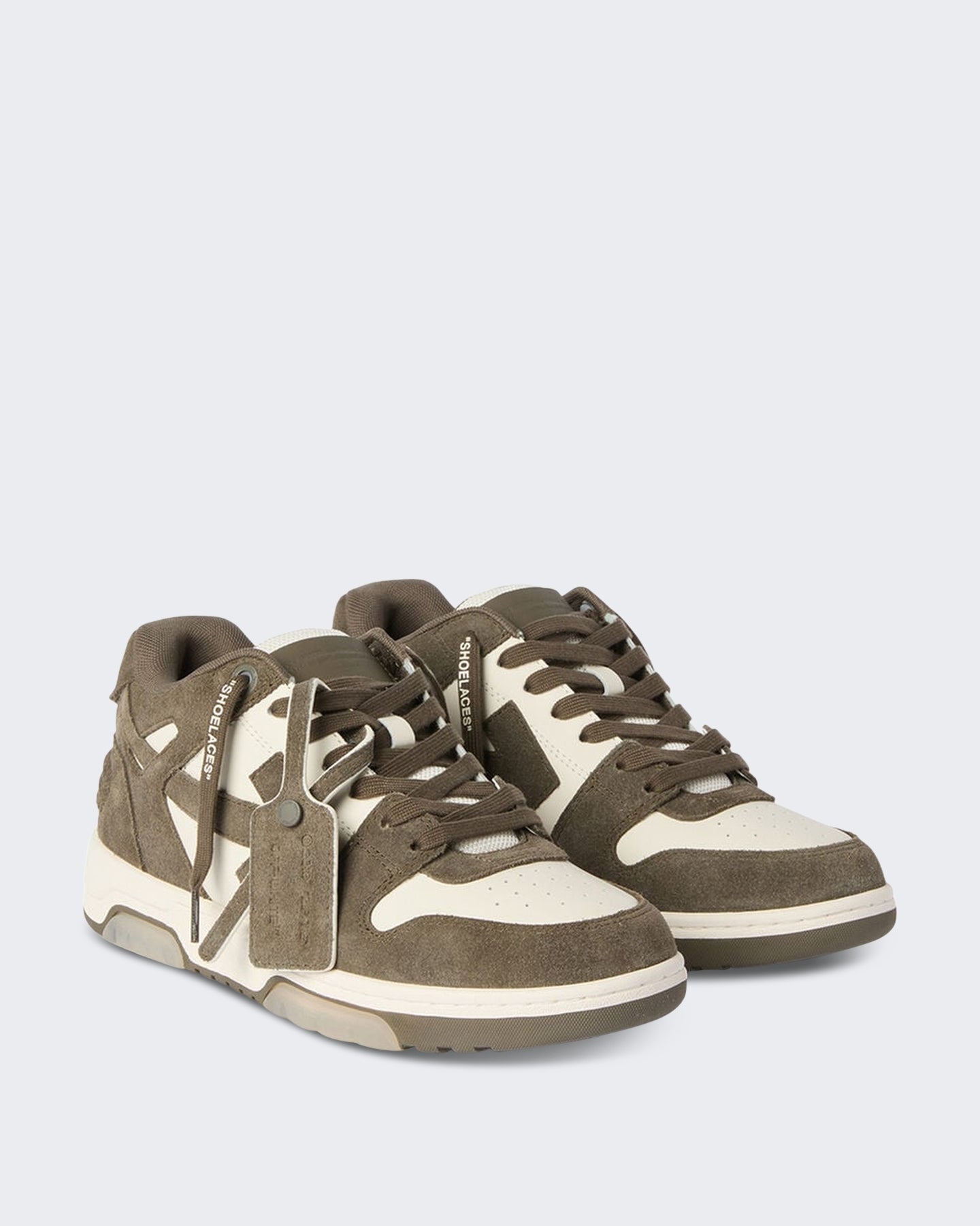 OFF WHITE Heren Out Of Office sneaker Groen met Groen - Eleganza.nl