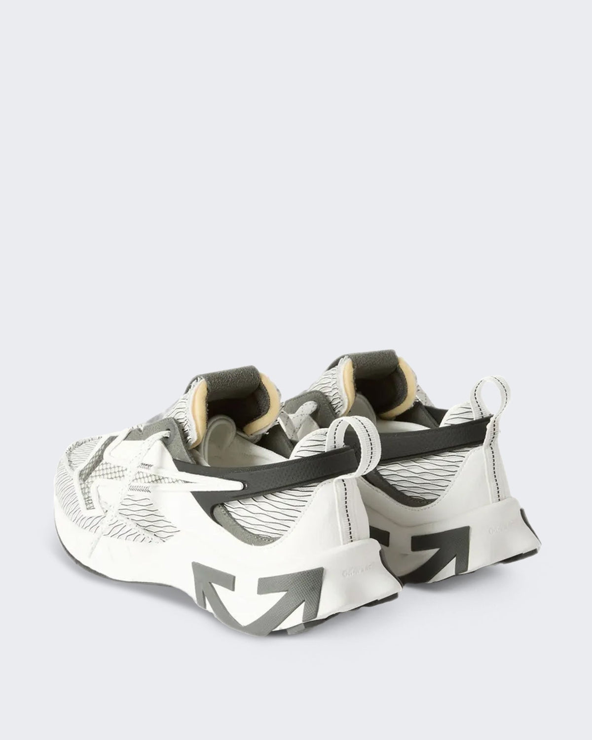 OFF WHITE Heren Space Memo sneaker in wit en zwart - Eleganza.nl