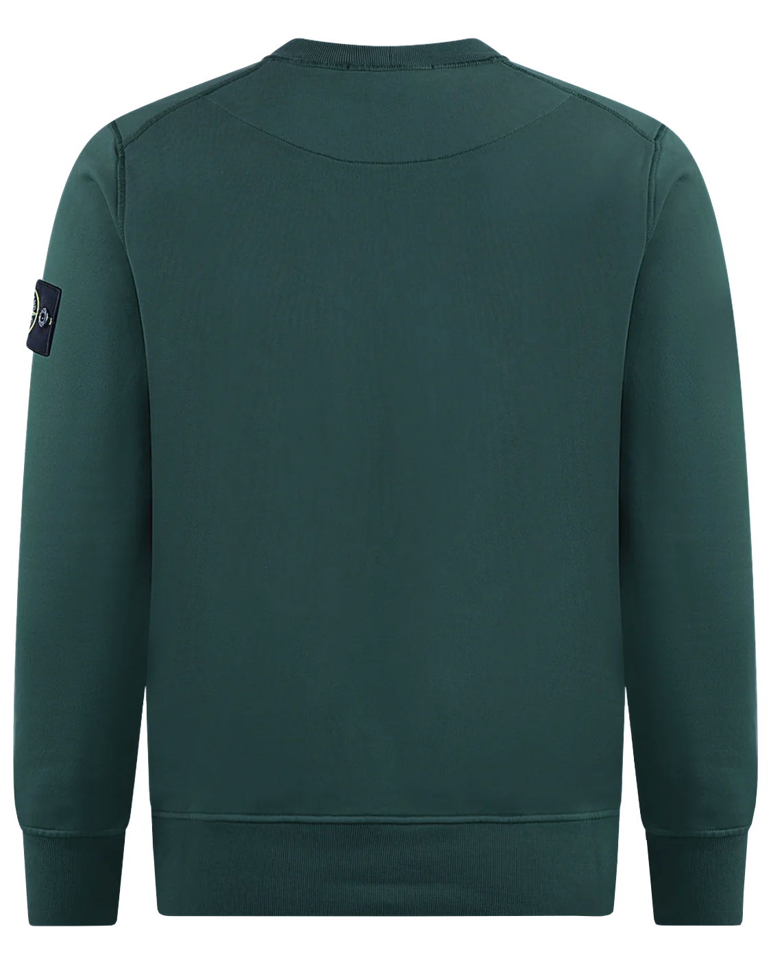 Heren Logo-Patch Sweater Groen