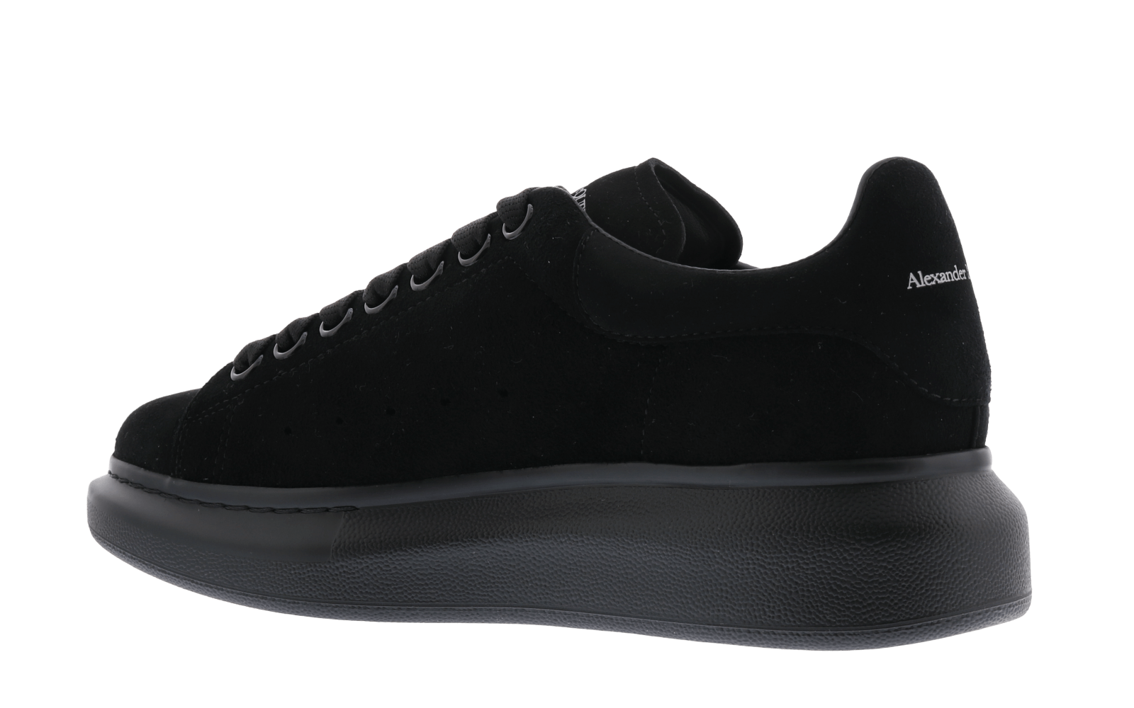 Dames Oversized Sneaker Daim zwart