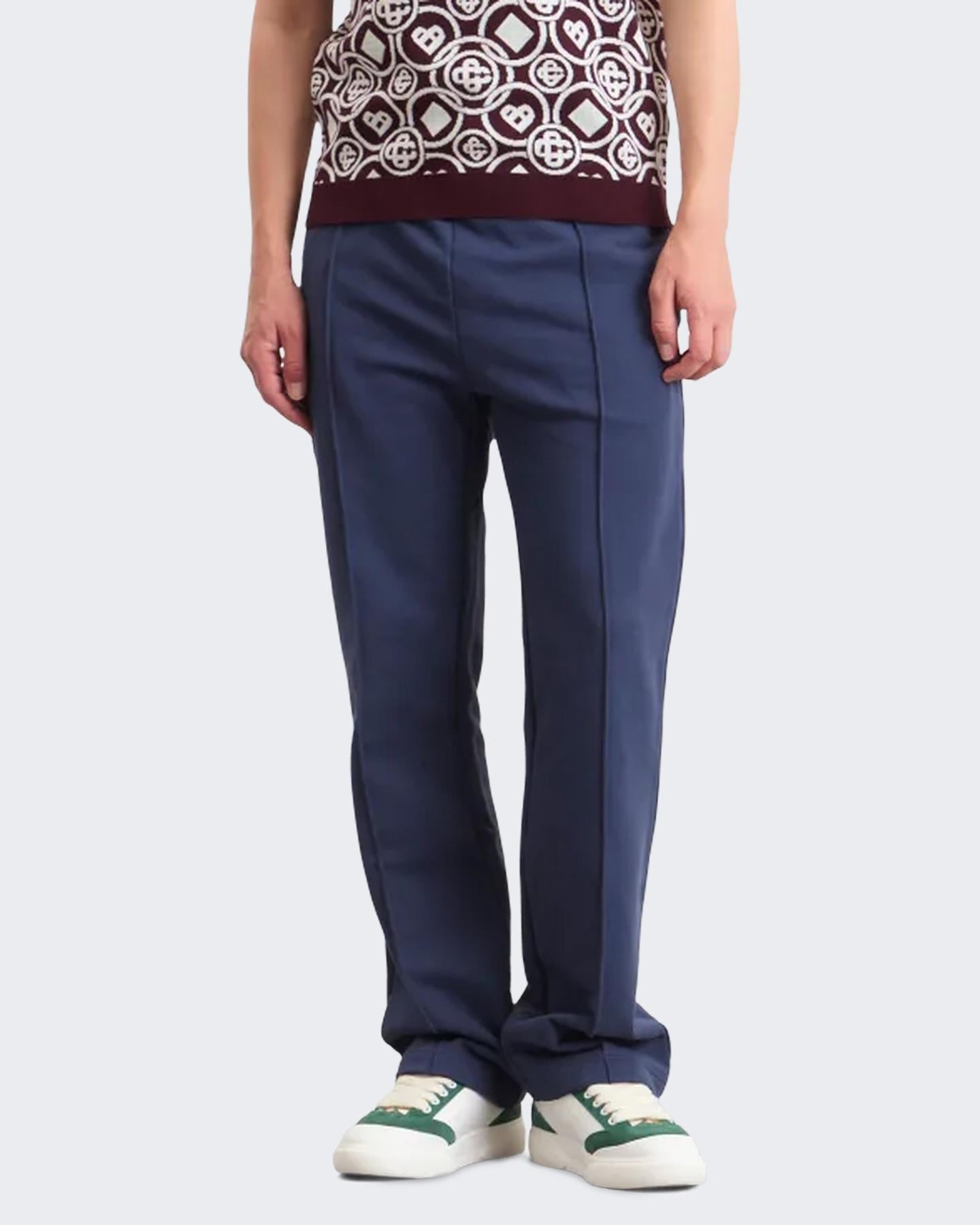 Heren Patch Open Hem Jogging Blauw