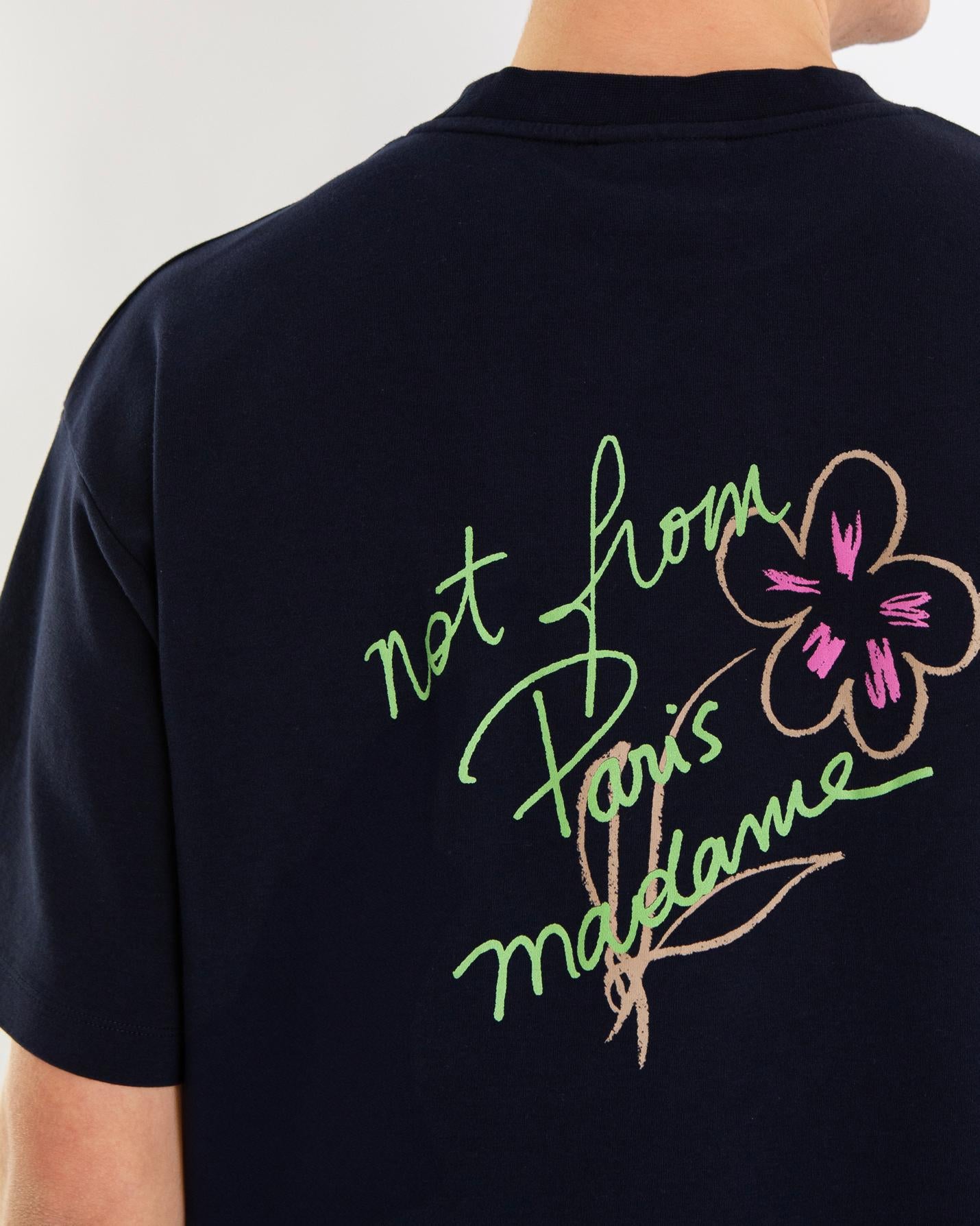 Heren Le T-Shirt Slogan Esquisse