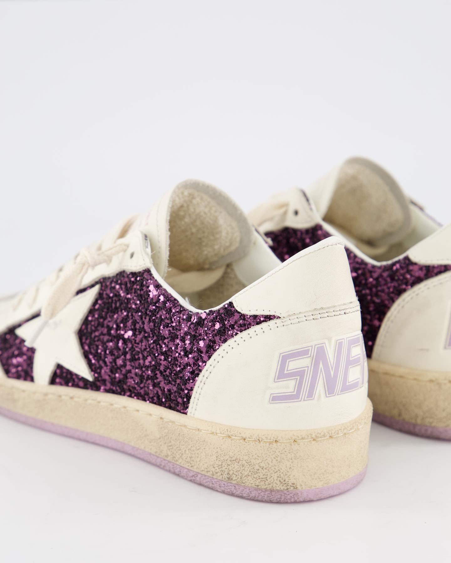 Dames Ball Star Sneaker Roze/Wit