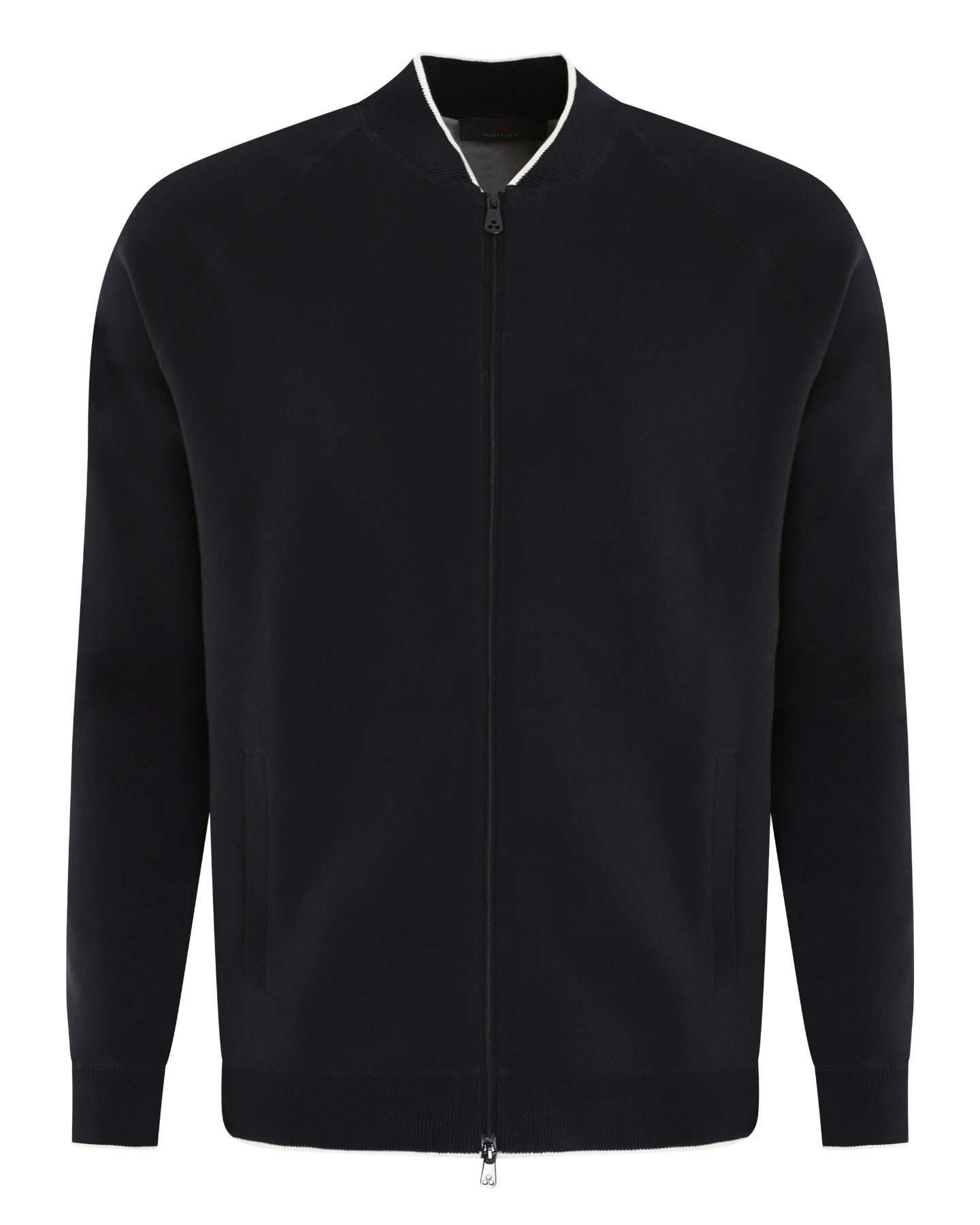 Heren Mosk Full Zip Sweater Zwart
