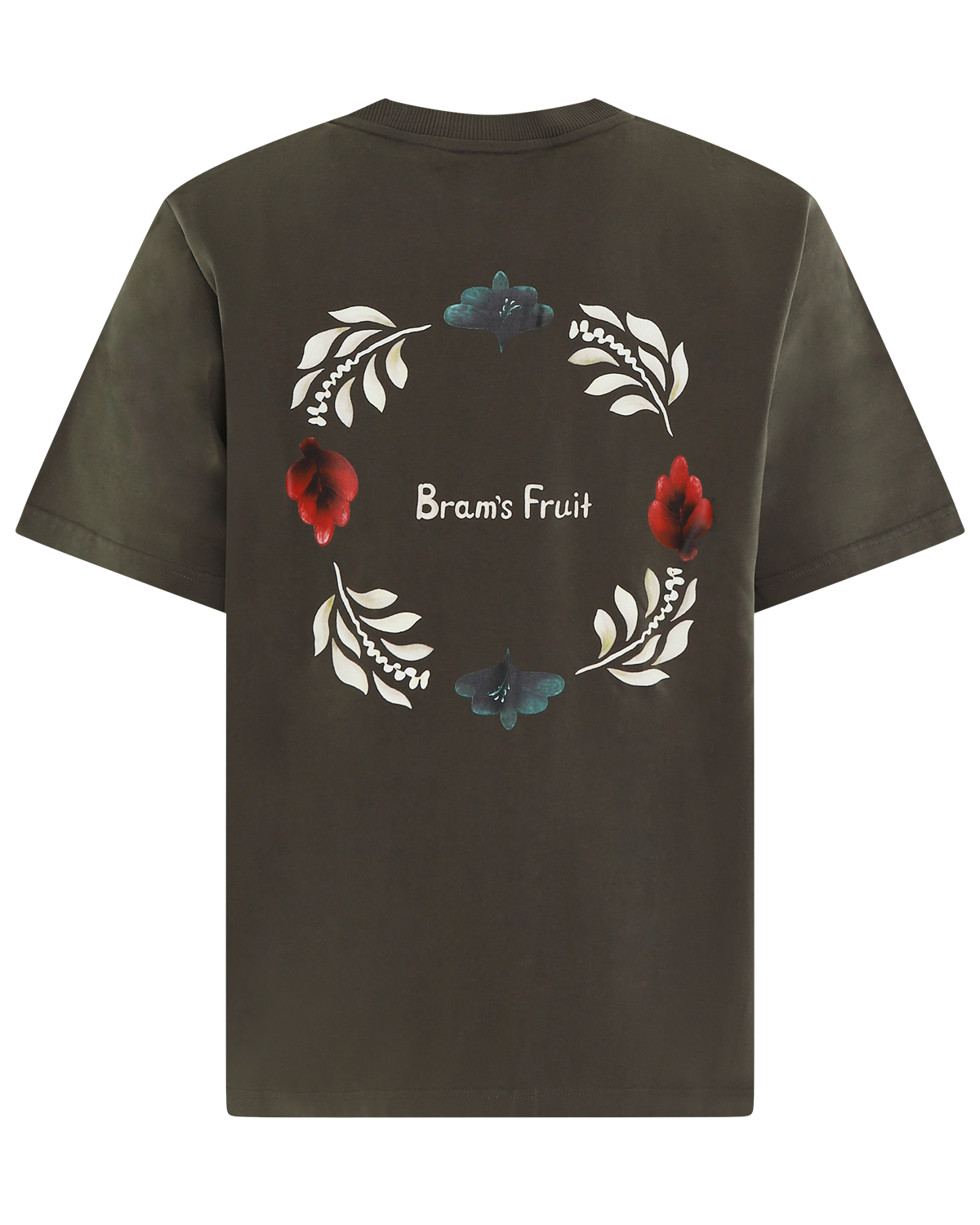 Heren Flora T-Shirt Zwart