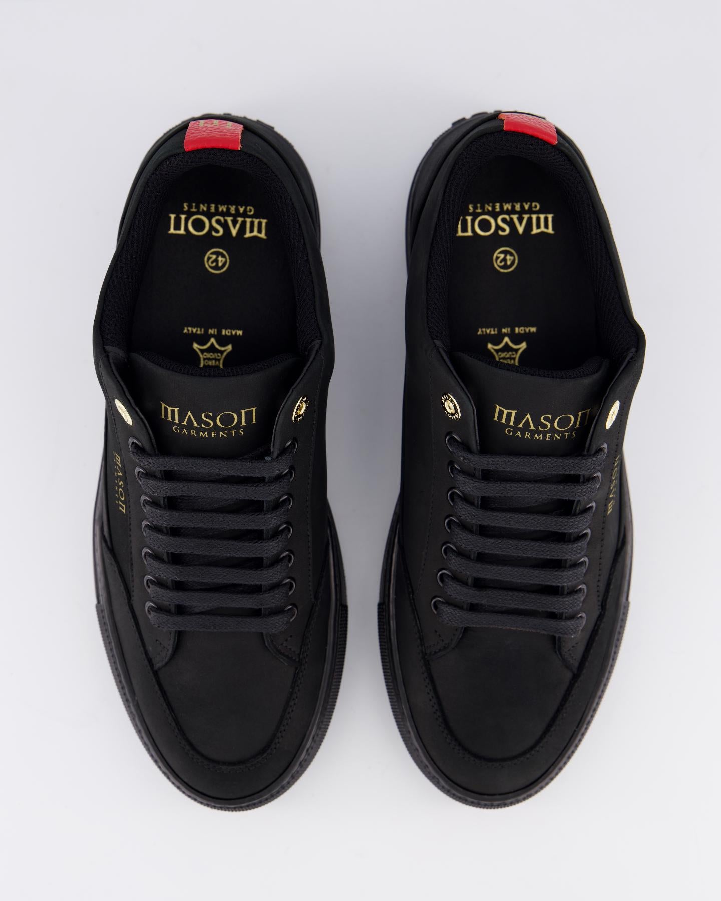 Heren Tia Nabuk Black Black