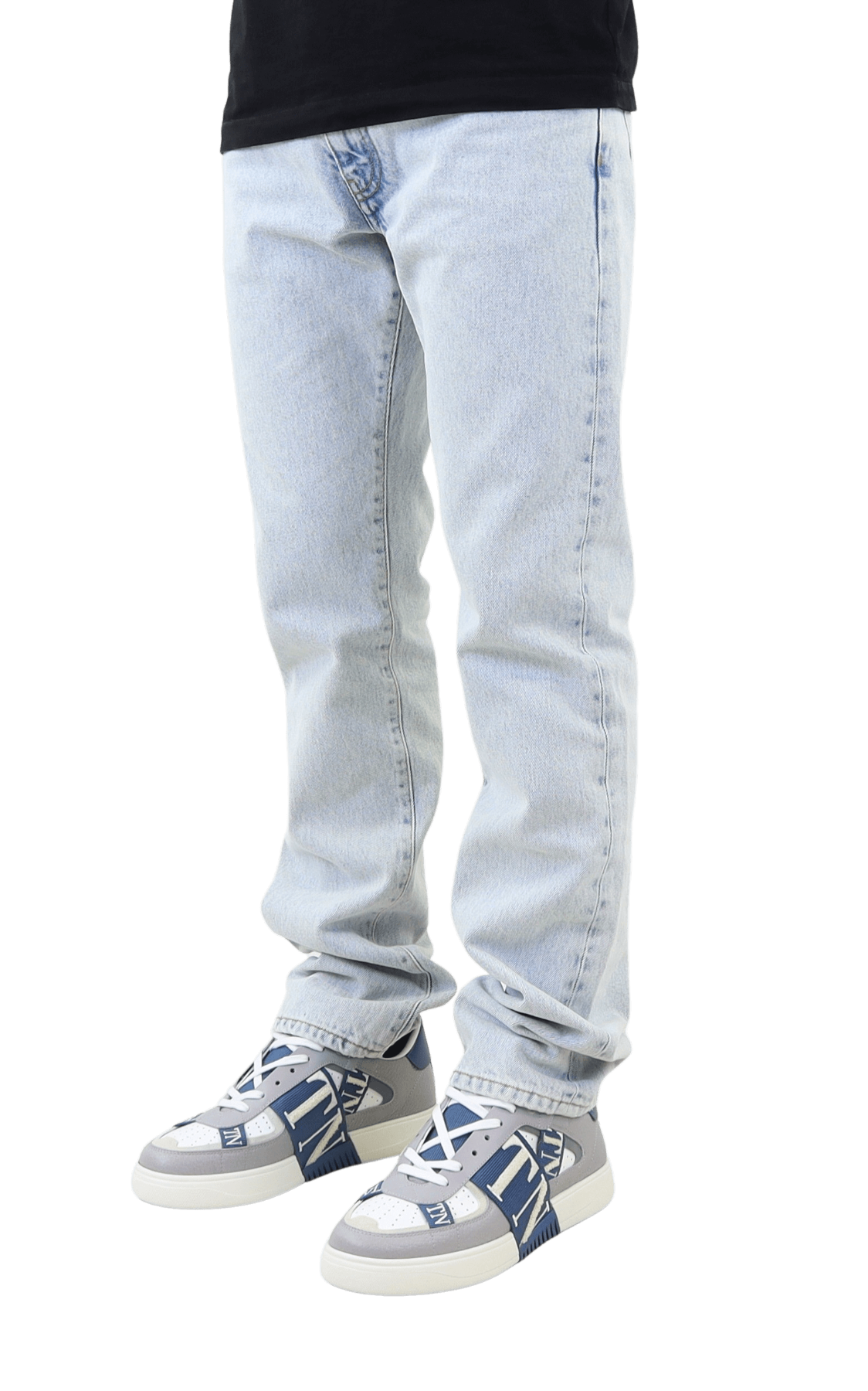 Heren Single Arrow Slim Jeans Bleach